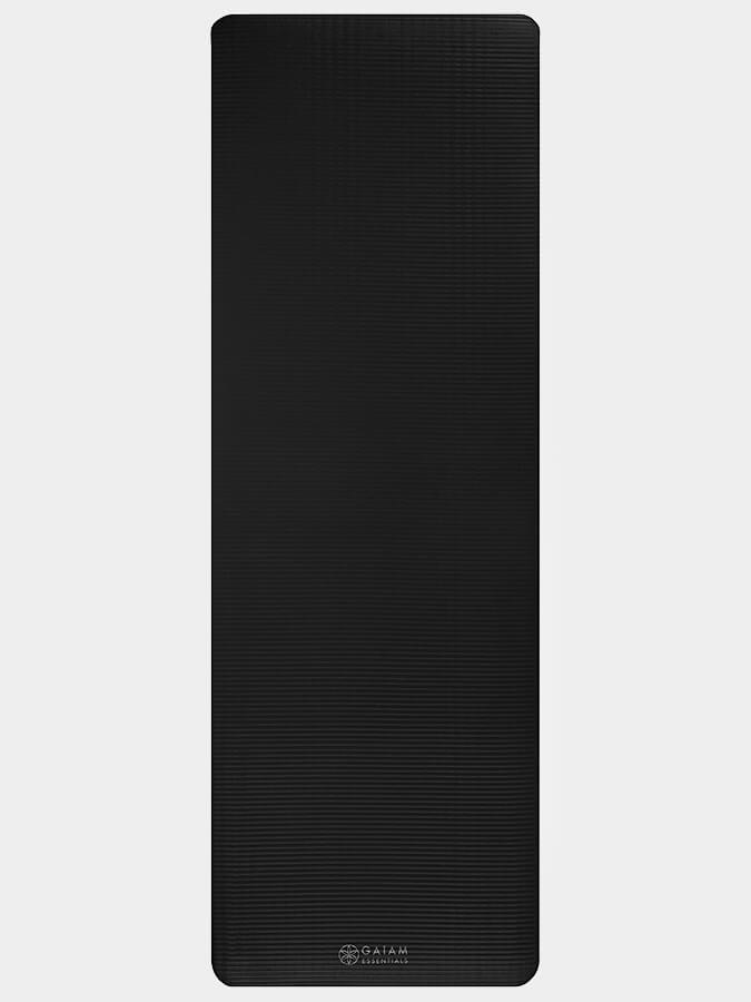 Premium Gaiam Essential Fitness Yoga Mat - 10mm Thick, Non-Slip, Eco-Friendly for Home & Studio Workouts - Perfect for Yoga, Pilates, and Meditation Exercises