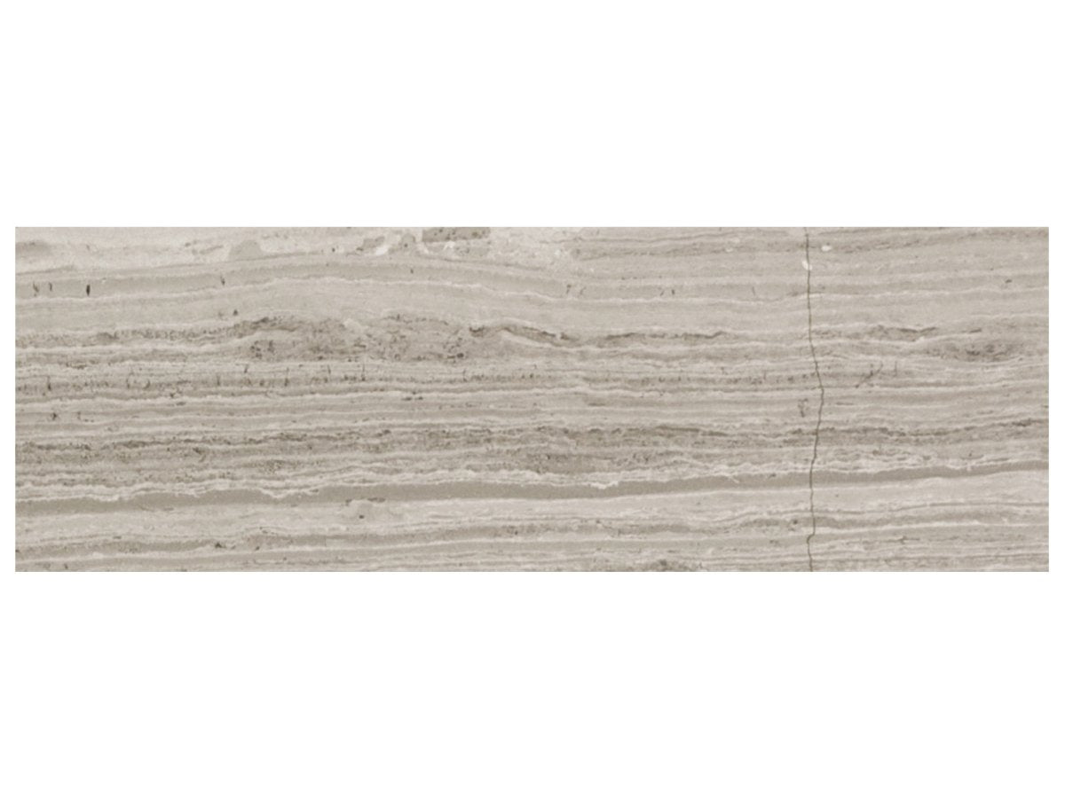3 X 9 Inch Strada Mist Polished Limestone Tile - Premium Natural Stone for Kitchen Backsplash, Bathroom Walls & Flooring