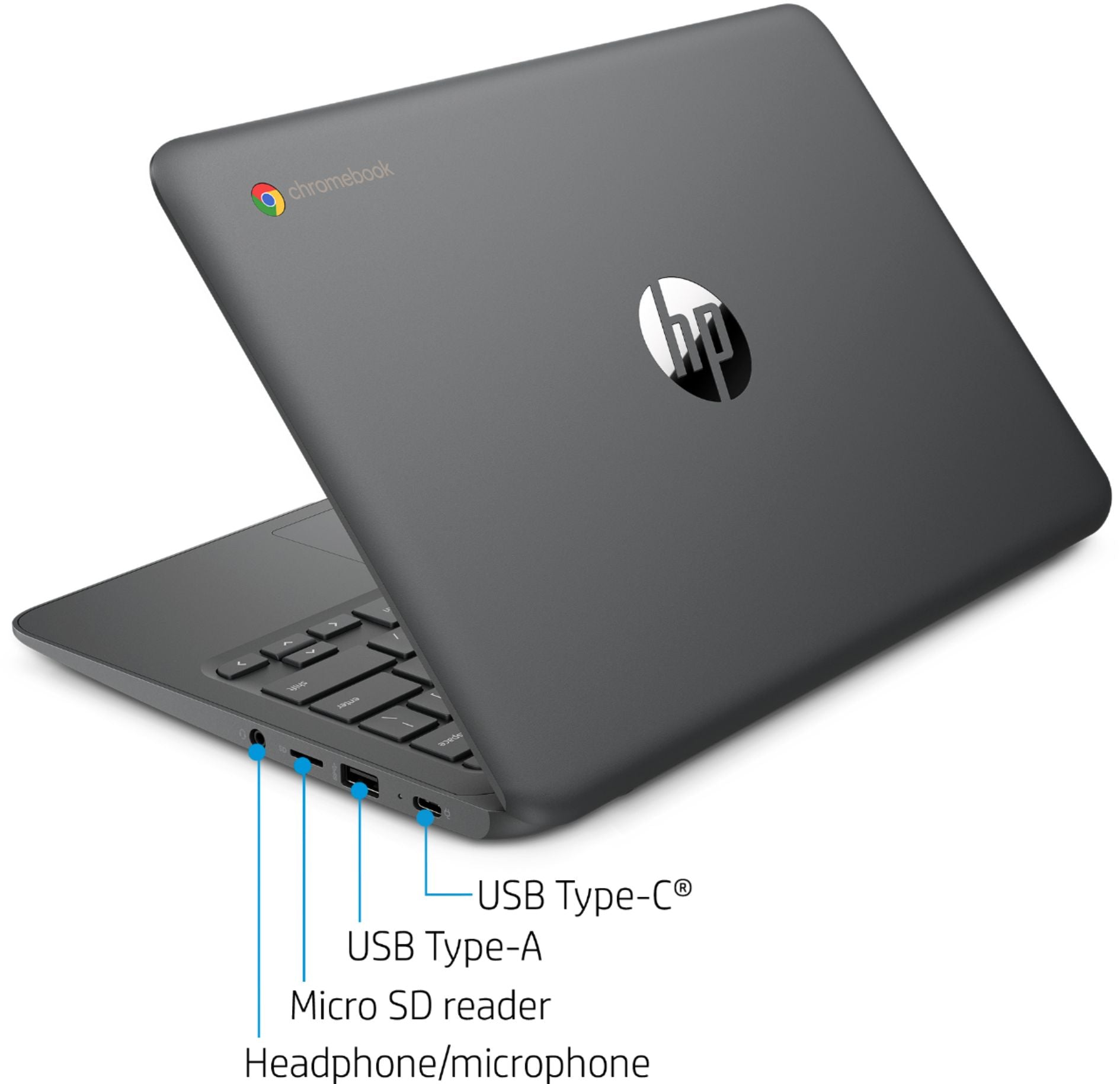 HP 11A NB0013 11-inch Chromebook Laptop - Lightweight & Fast for Students, Online Learning & Remote Work