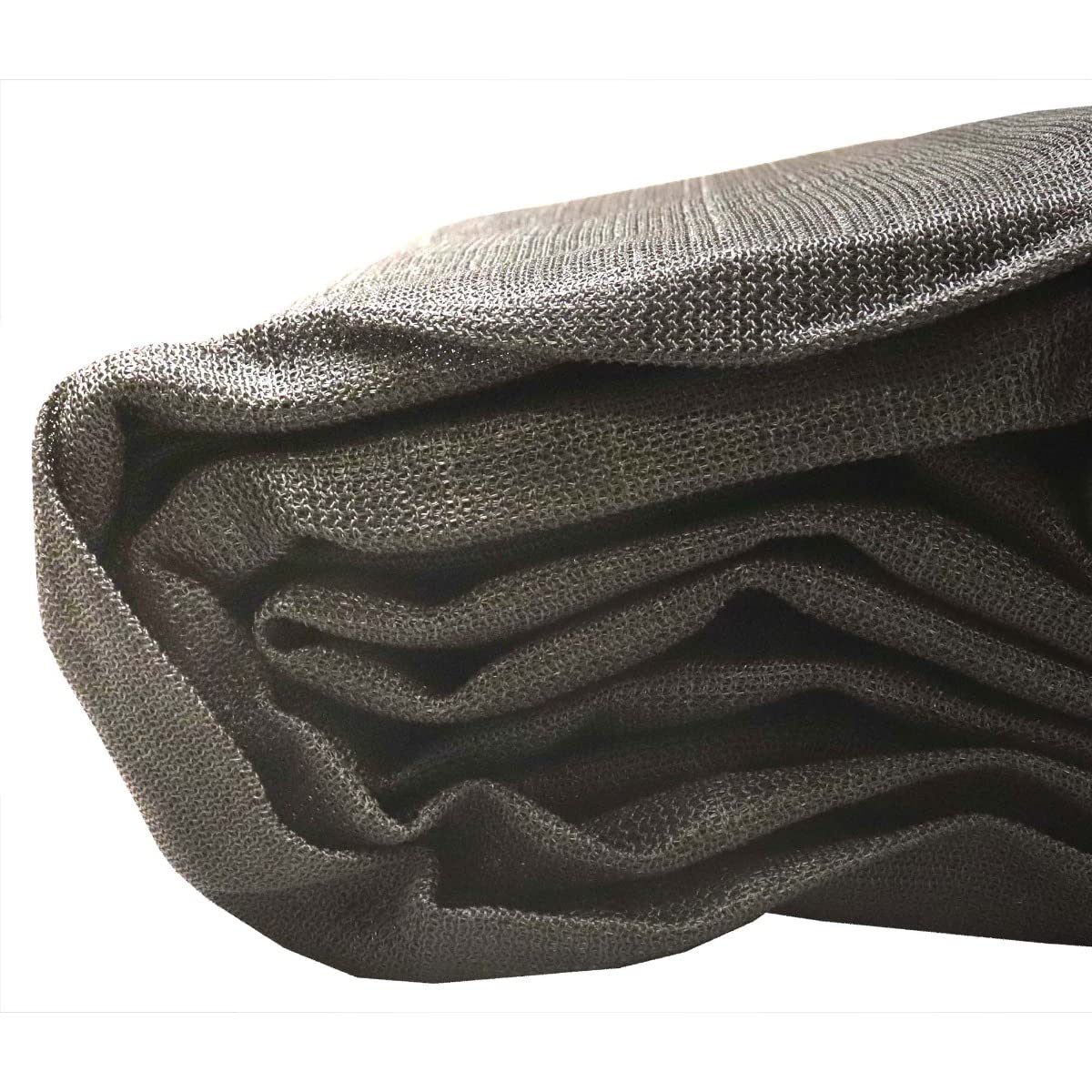 Heavy Duty 12' x 20' Black Mesh Tarp - UV Resistant, Waterproof & Tear Proof Sun Shade Cover for Patio, Canopy Tent, Truck, Camping, Pool Shelter | Indoor & Outdoor Use for Sun Protection & Privacy