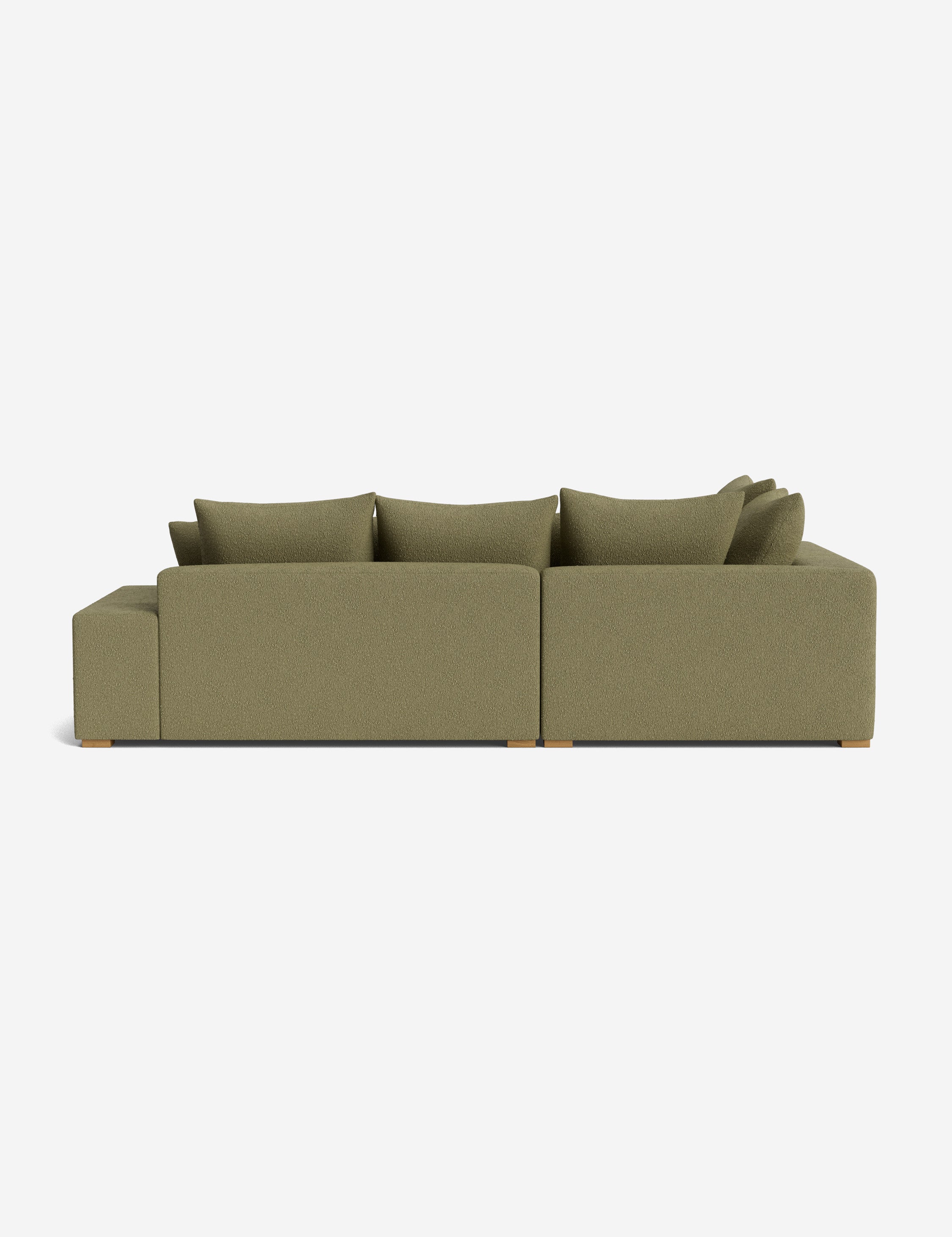 Stylish Clayton Sectional Sofa - Modern L-Shaped Couch for Living Room, Home Theater & Lounge Areas | Comfortable Fabric Upholstery & Spacious Seating