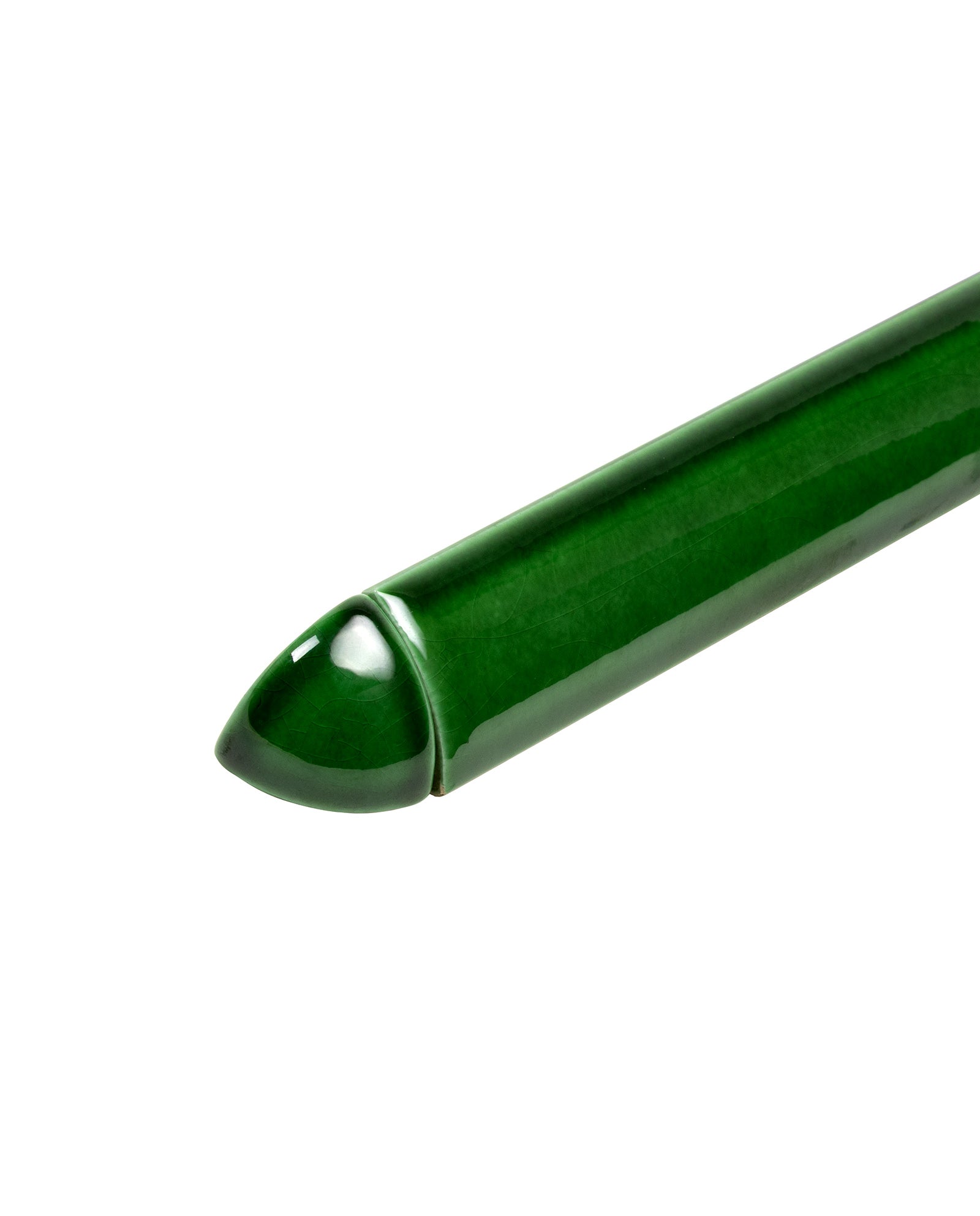 Kakel Victoria Corner Bit for Edge Trim in Bottle Green - Perfect for Kitchen & Bathroom Tile Edging