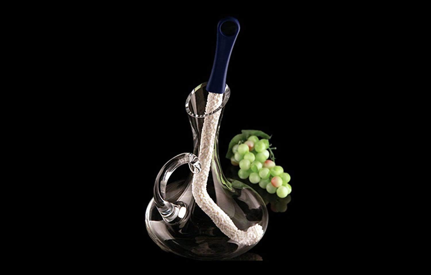 2-Pack Long Bendable Foam Decanter Cleaning Brushes - 17