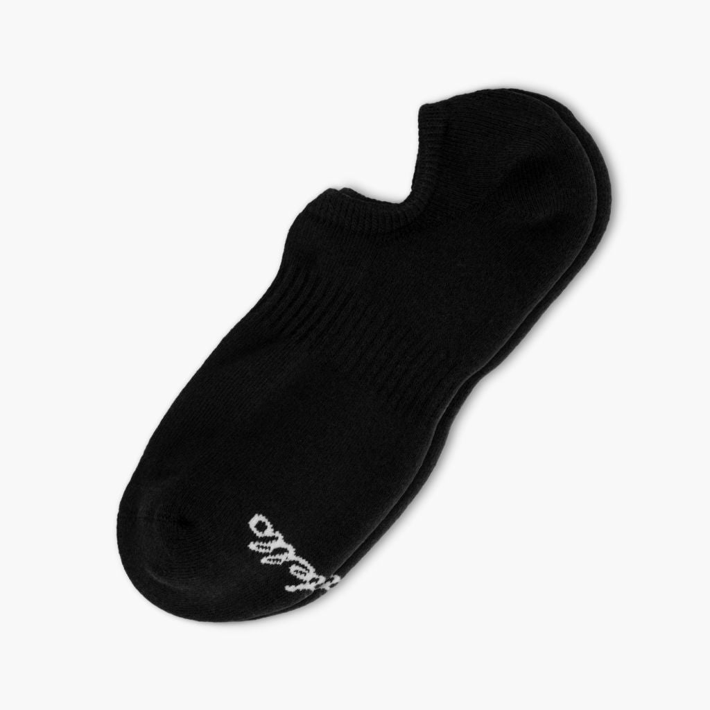 Women's No Show Socks Invisible Low Cut Liner Socks - 6 Pairs Black Breathable Anti-Slip Comfortable Everyday Socks for Sneakers, Flats & Loafers