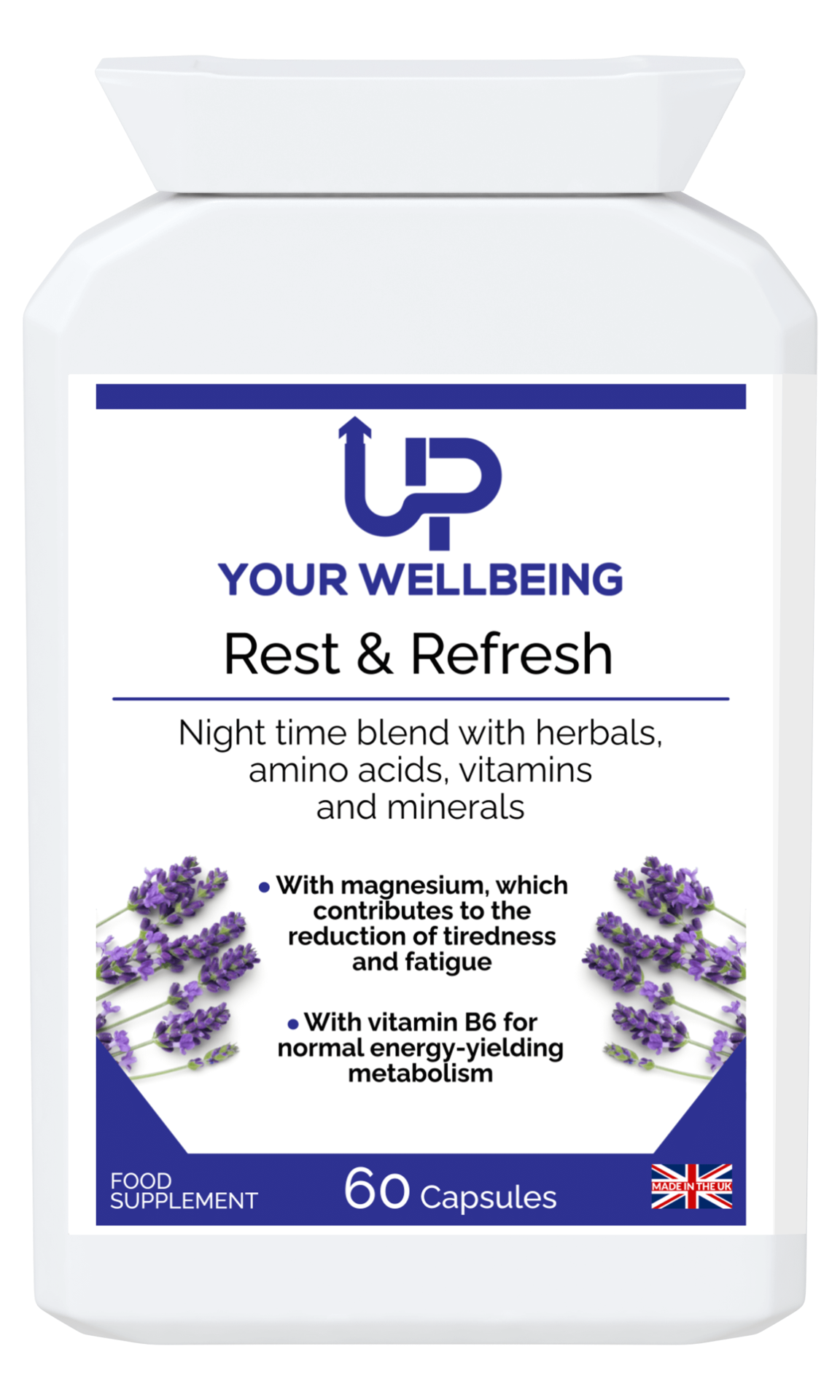 Rest Refresh - Premium Relaxation & Sleep Aid | Natural Stress Relief & Better Sleep | Perfect for Home, Office & Travel