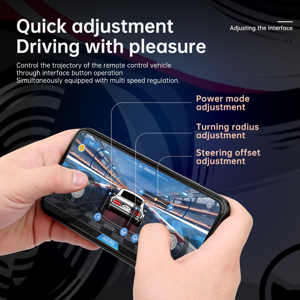 SNICLO Atom Q WiFi FPV RC Car - 1/100 Scale Micro RTR Racer 370z - High Speed Remote Control Toy for Kids & Adults - Perfect for Indoor Racing, Backyard Fun & FPV Drifting