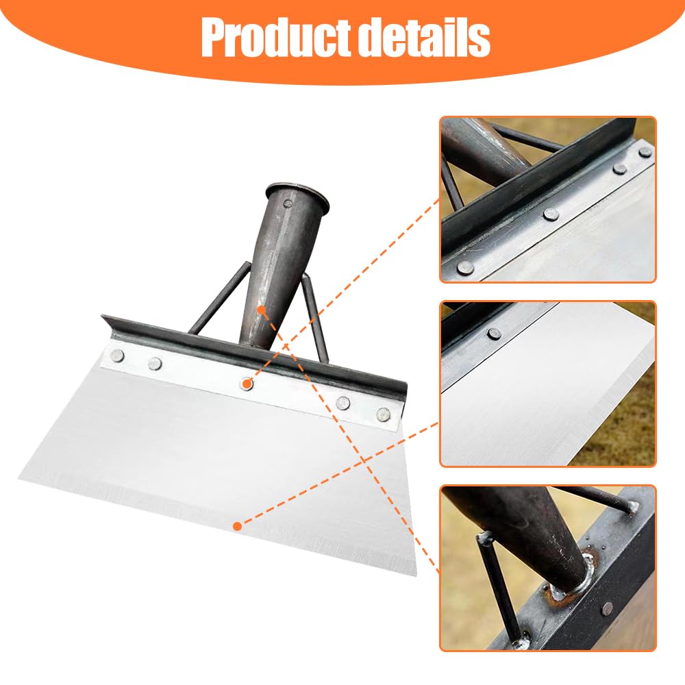 2024 Heavy Duty Multifunctional Garden Cleaning Shovel - 20CM Outdoor Weeding, Digging & Lawn Edging Tool for Farm, Yard & Garden Maintenance | Perfect for Landscaping, Planting & Weed Removal