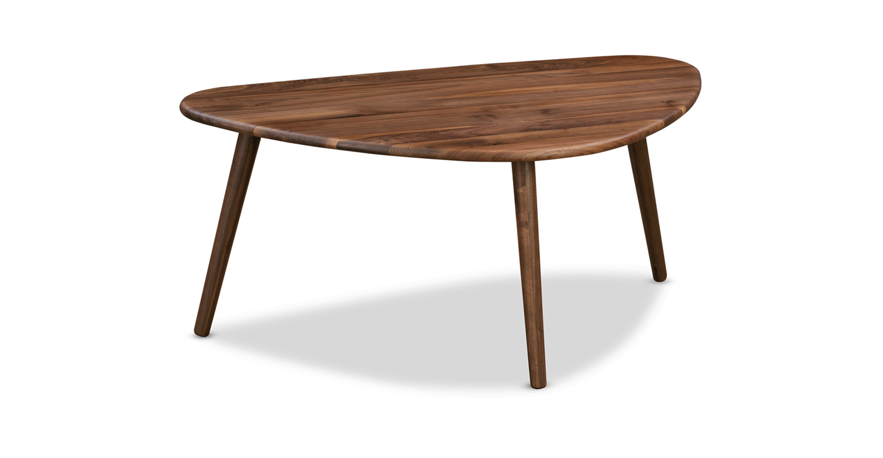 Modern Forma Coffee Table - Mid-Century Style Wooden Living Room Table with Storage Shelf - Perfect for Small Spaces, Apartments & Home Decor