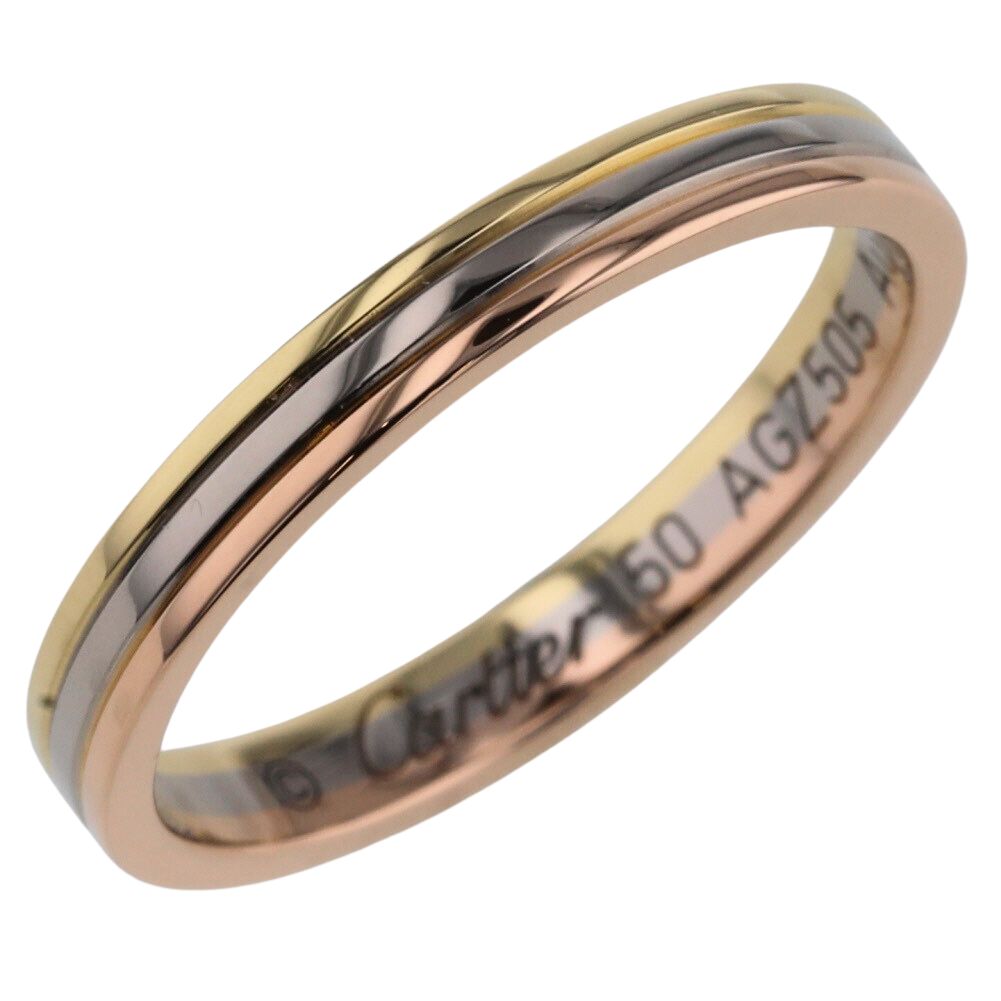 18K Gold Vendôme Louis Cartier Wedding Ring B4209900 - Elegant Luxury Band for Engagement, Anniversary & Special Occasions