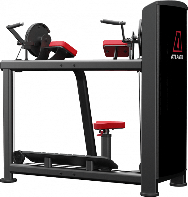 ATLANTIS Horizontal Biceps Isolator Machine - Professional Arm Workout Equipment for Gym & Home Use - Perfect for Strength Training & Muscle Building