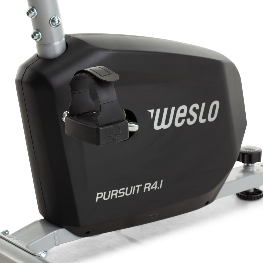 Weslo Pursuit R 4.1 Recumbent Exercise Bike for Home Gym - Low Impact Workout Machine with Comfortable Seat & LCD Display - Perfect for Seniors, Physical Therapy & Indoor Cycling Training