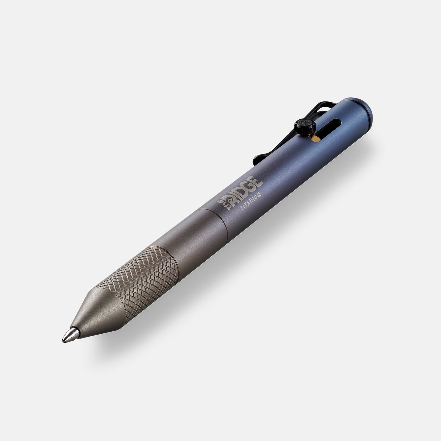 Ridge Bolt Action Pen - Premium Burnt Titanium Tactical Pen for EDC, Writing & Outdoor Adventures