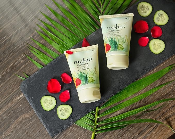 Moisturizing Lotion for Face & Body - 200ml Hydrating Cream with Free 100ml Aloe Vera Gel - Combo Pack for Dry Skin Care - Perfect for Daily Moisturizing & After Sun Care