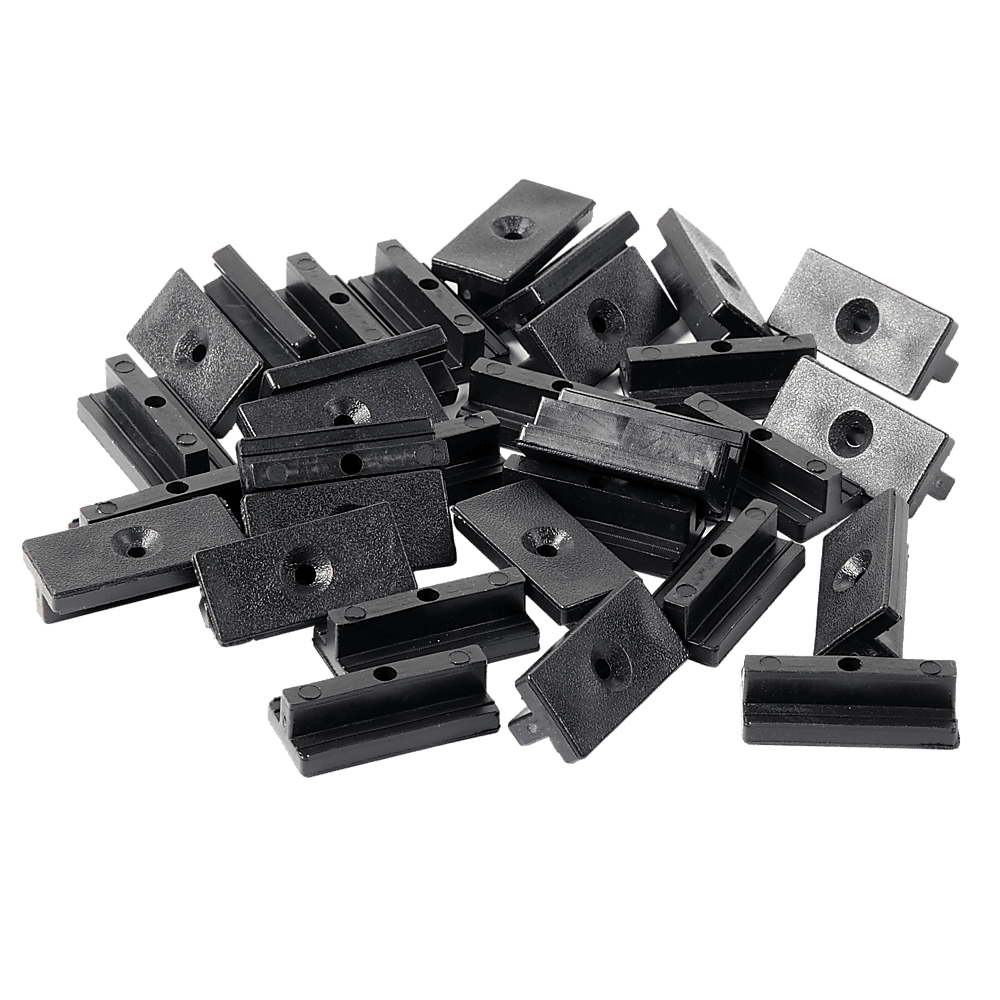 100-Pack Composite Decking Hidden Fasteners - Durable Plastic T-Clips & Screws for Secure Deck Installation | Perfect for DIY Decking Projects & Outdoor Patio Construction