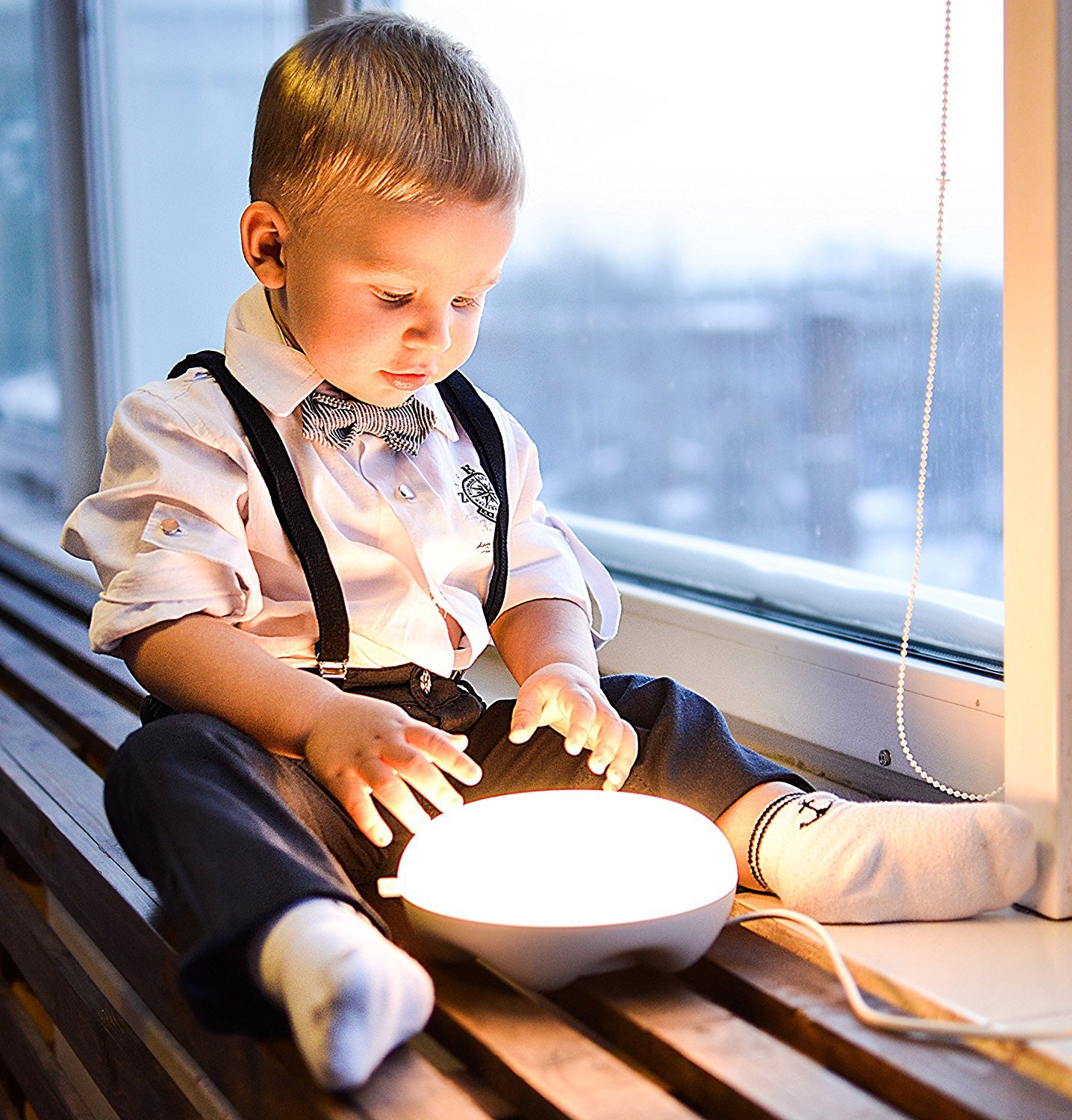 Luxury Motion Activated Night Light for Kids - Modern Sensor Bedside Lamp with Adjustable Dimmer, Portable Nursery Light for Bedrooms, Baby Rooms & Kids' Rooms | Perfect for Bedtime, Nursing & Nighttime Safety
