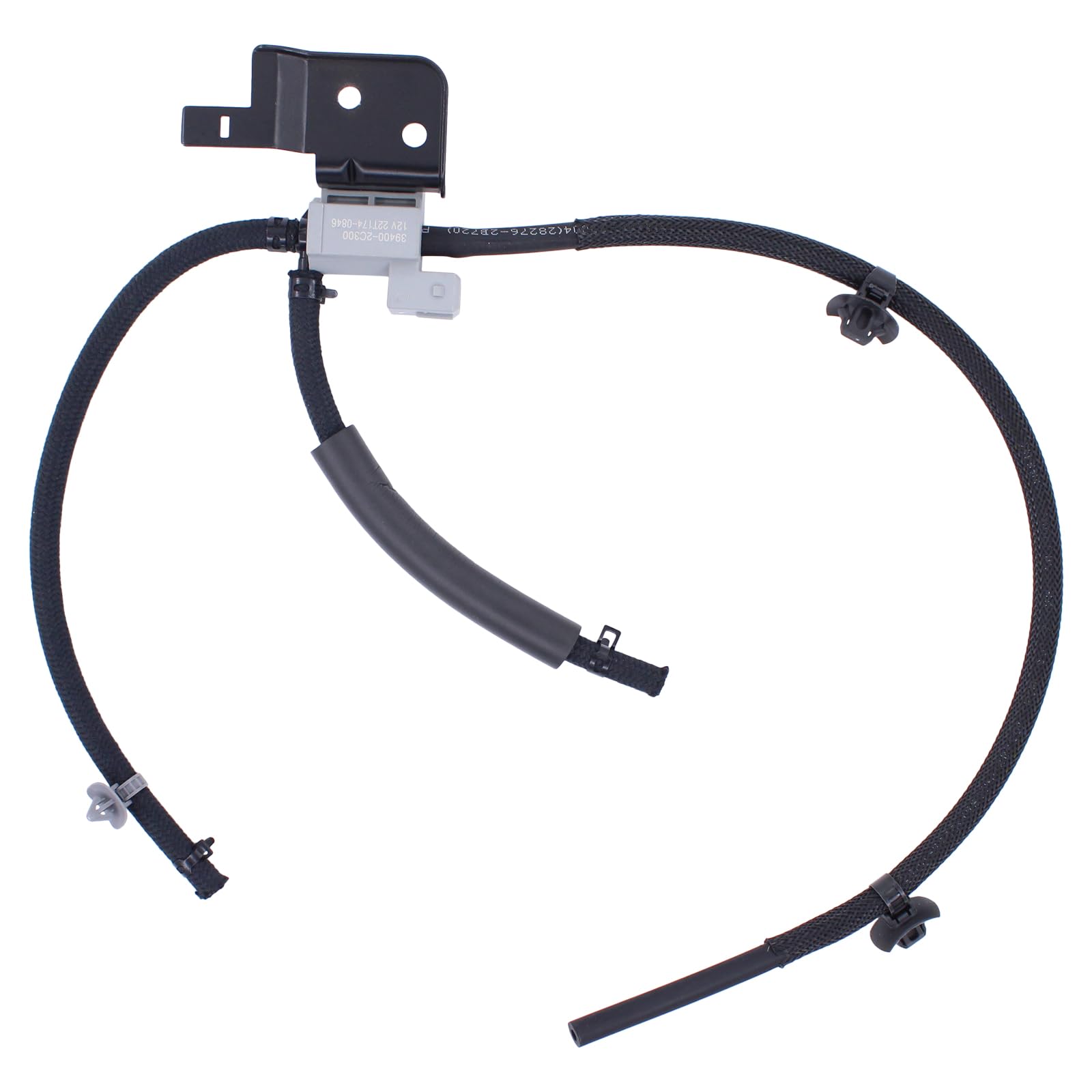 Turbocharger Wastegate Solenoid Valve with Vacuum Line Hose Assembly - Compatible with Hyundai Veloster 1.6L 2013-2017 - Vacuum Control Valve Replacement Part - Perfect for Engine Performance Upgrades & Turbo System Repairs