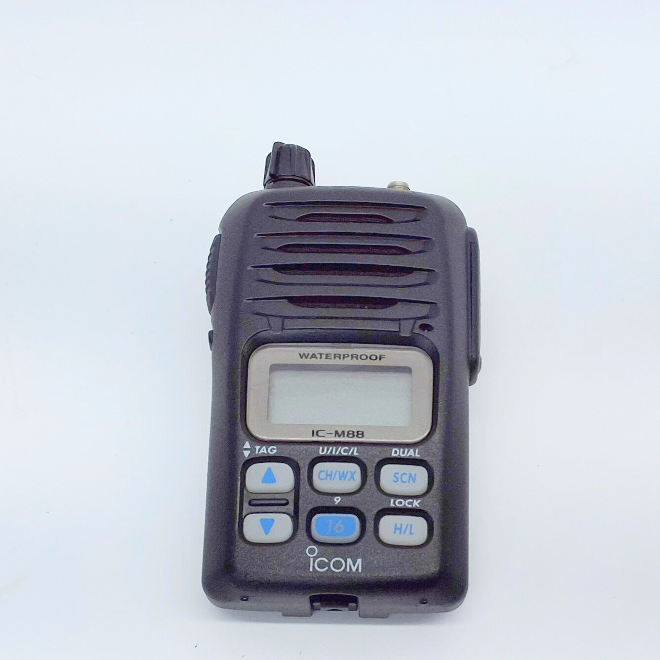 ICOM IC-M88 Waterproof Handheld VHF Marine Radio - Ideal for Boating, Sailing, and Emergency Communication