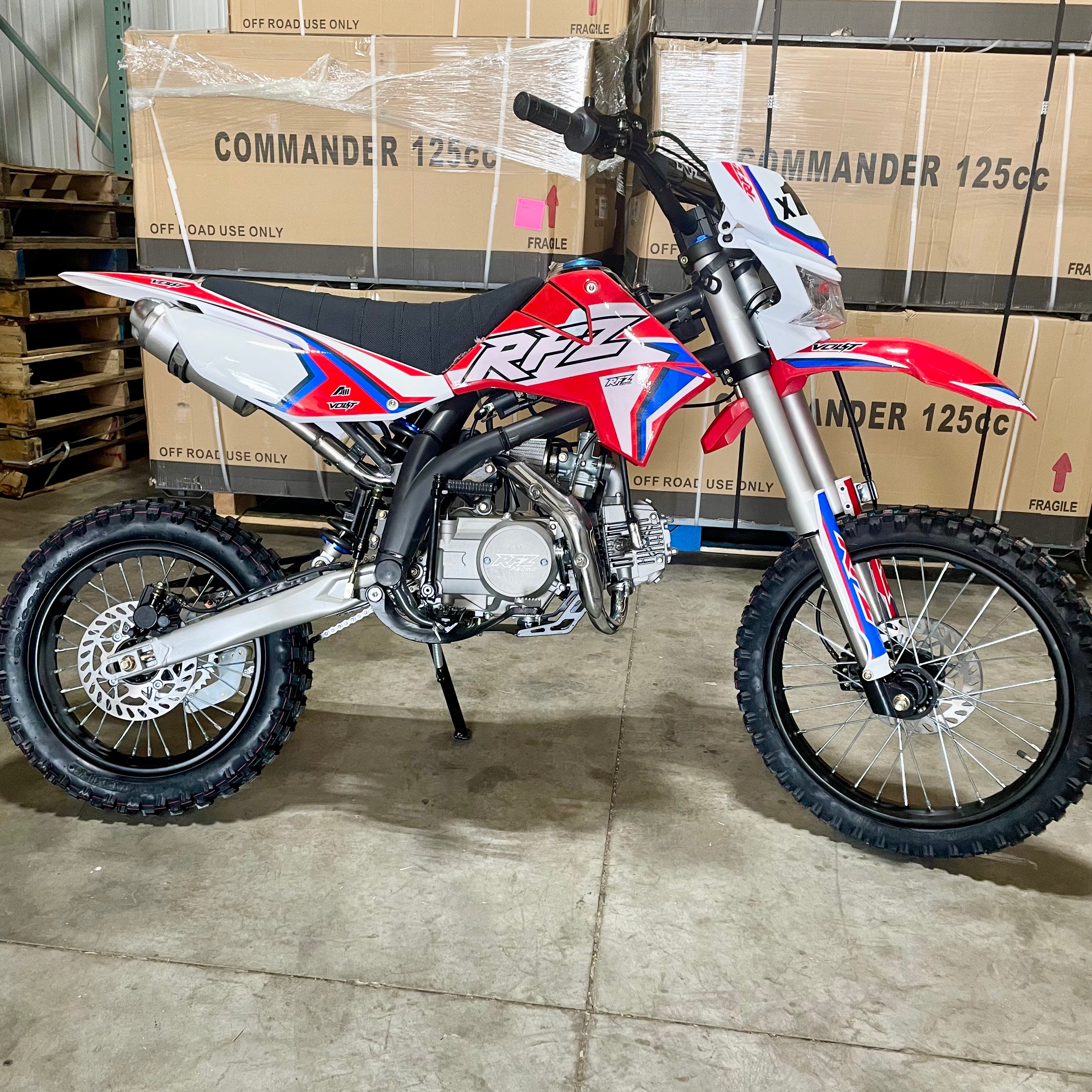 Apollo X19 125cc Dirt Bike with LED Headlight - Off-Road Motorcycle for Adults & Teens - Perfect for Trail Riding, Motocross & Backyard Adventures