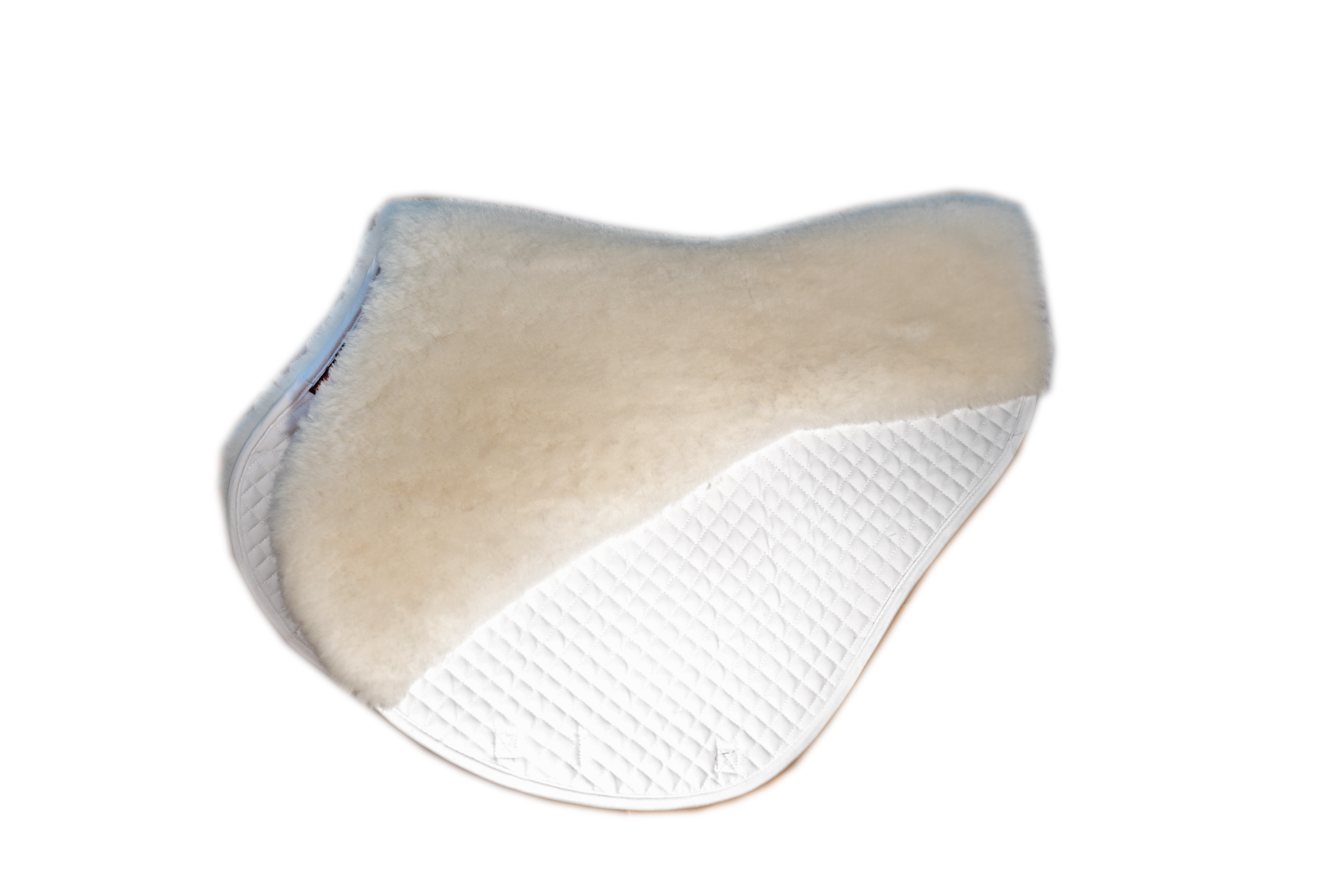 Premium Sheepskin Quilted Saddle Pad for Horses - Breathable & Shock-Absorbing for Cross Country Riding - Perfect Balance Contour Fit - Ideal for Training, Jumping & Equestrian Competitions