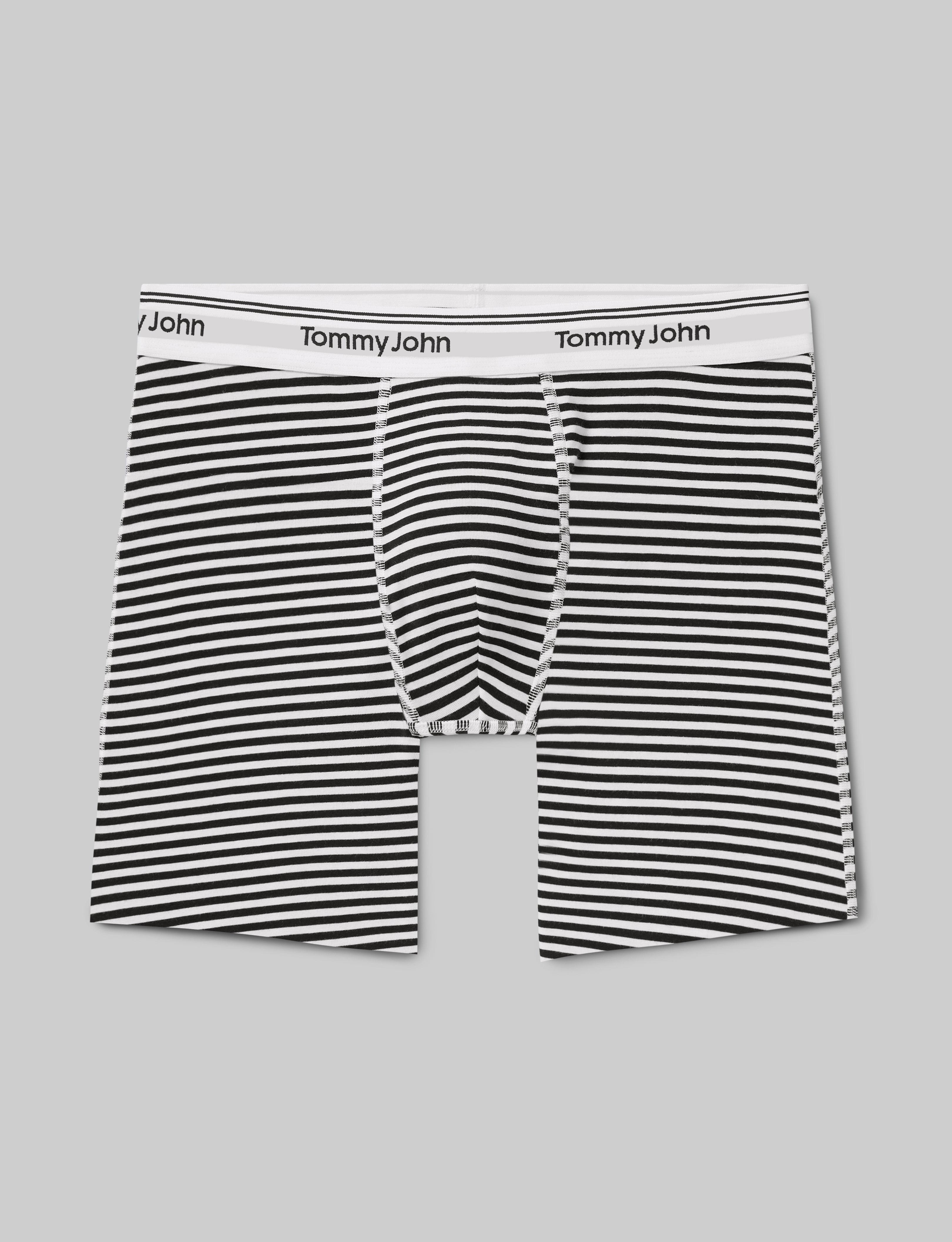 Premium Cotton Mid-Length Boxer Briefs for Men - 6-Pack Soft Breathable Underwear for All-Day Comfort | Workout, Lounge & Everyday Wear