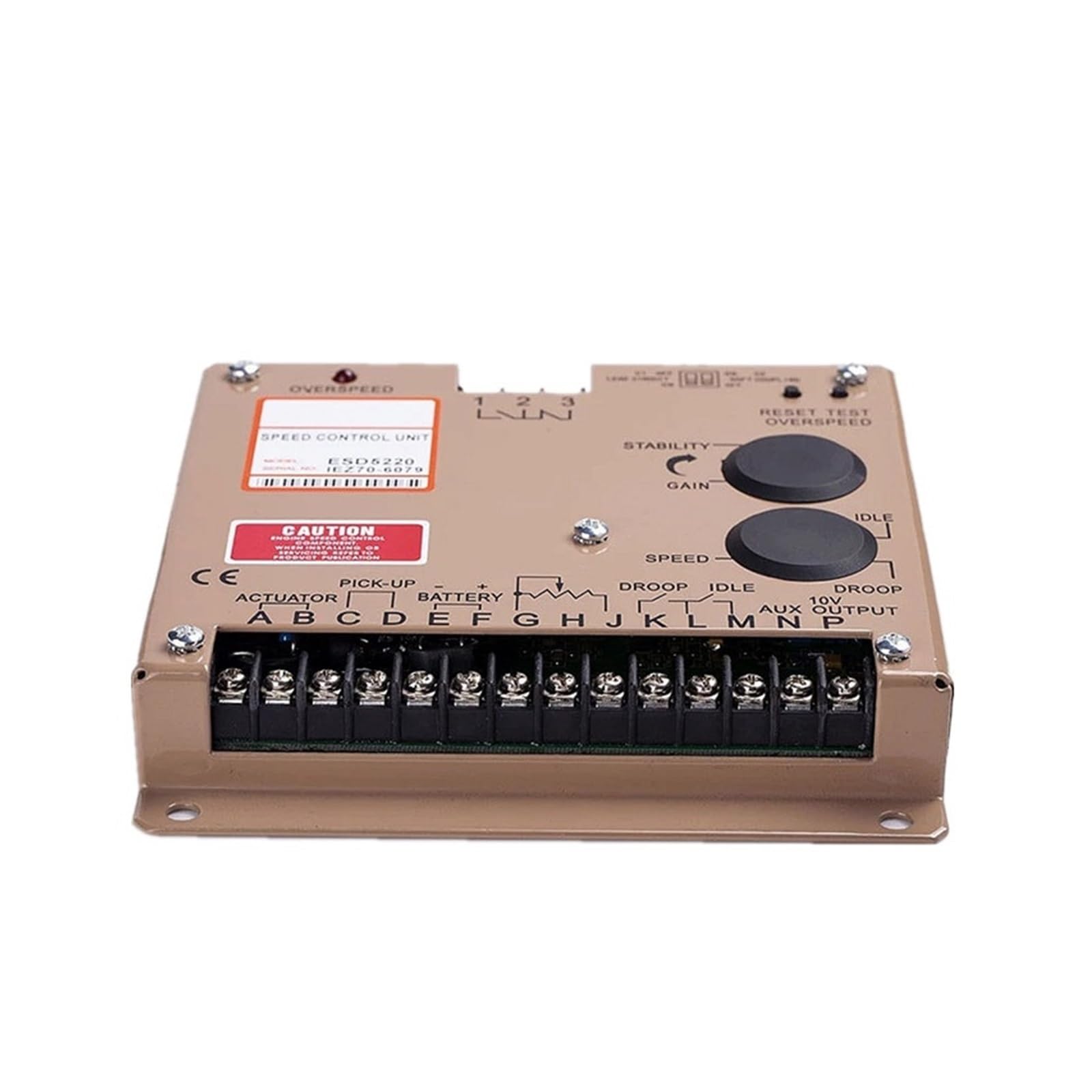 ESD5220 Engine Governor Control Unit - Diesel Generator Speed Controller for Cummins, Perkins, Volvo - Replacement Part for Power Plant & Marine Applications