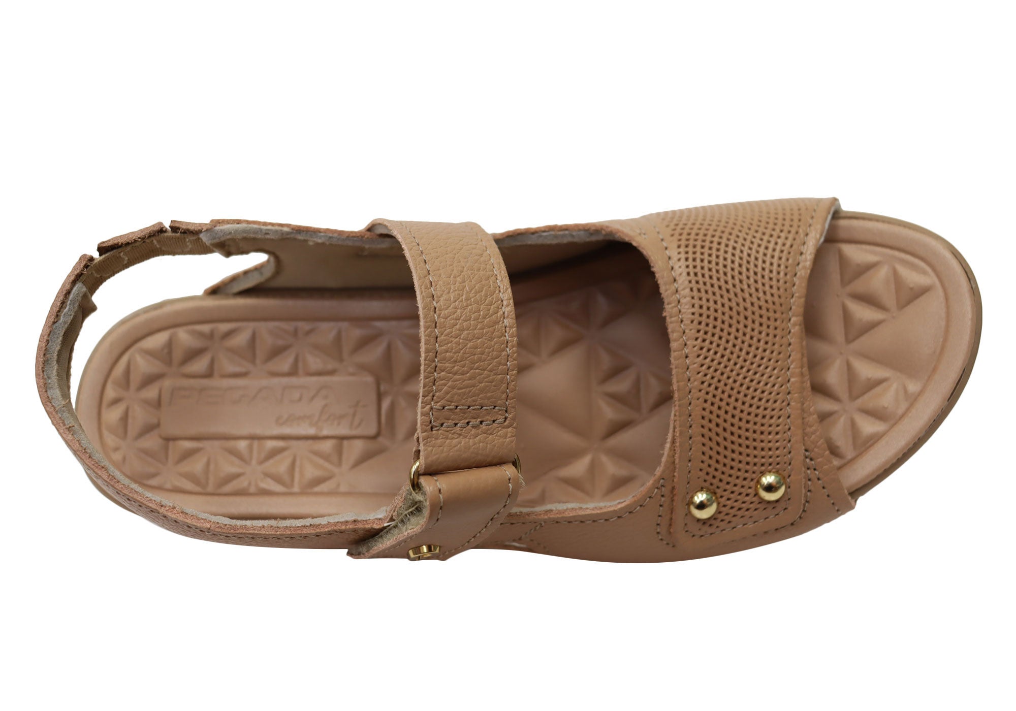 Jannie Women's Comfortable Leather Sandals - Handmade in Brazil - Perfect for Beach, Vacation & Summer Outfits