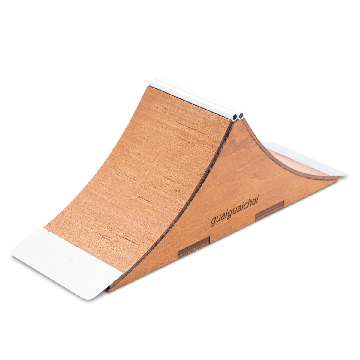 GGC Fingerboard Ramp Mini Spine - Professional Skateboard Training Tool for Finger Tricks & Stunts - Perfect for Home, Office & Travel Practice