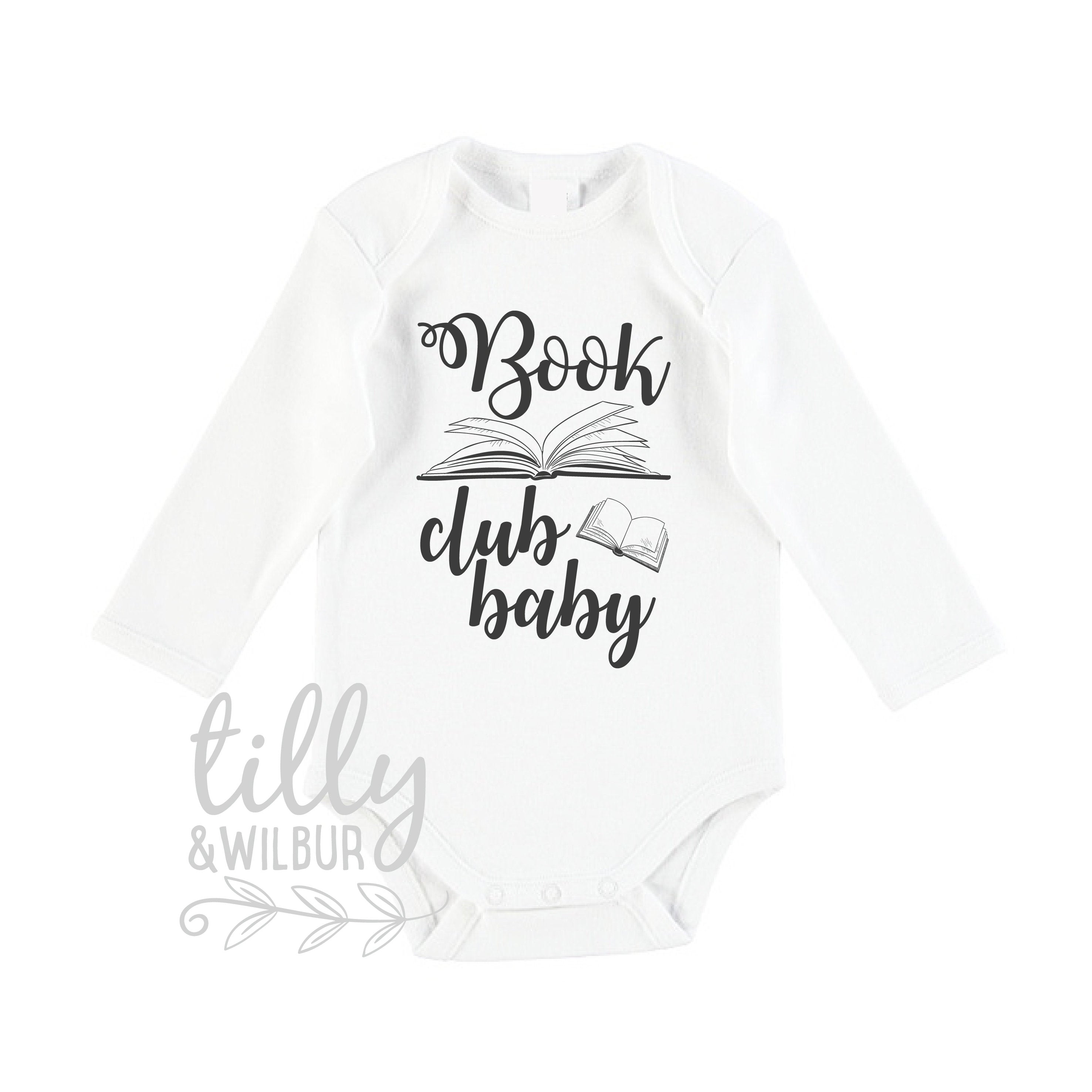 Book Club Baby Bodysuit - Cute & Comfortable Cotton Onesie for Book Lovers - Perfect for Storytime, Library Visits & Baby Book Club Meetings