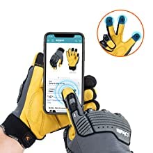 Heavy Duty Leather Work Gloves for Mechanics - Impact Resistant, Anti-Vibration & Water-Repellent Safety Gloves (CA7725) - Perfect for Automotive Repair, Construction & Outdoor Work