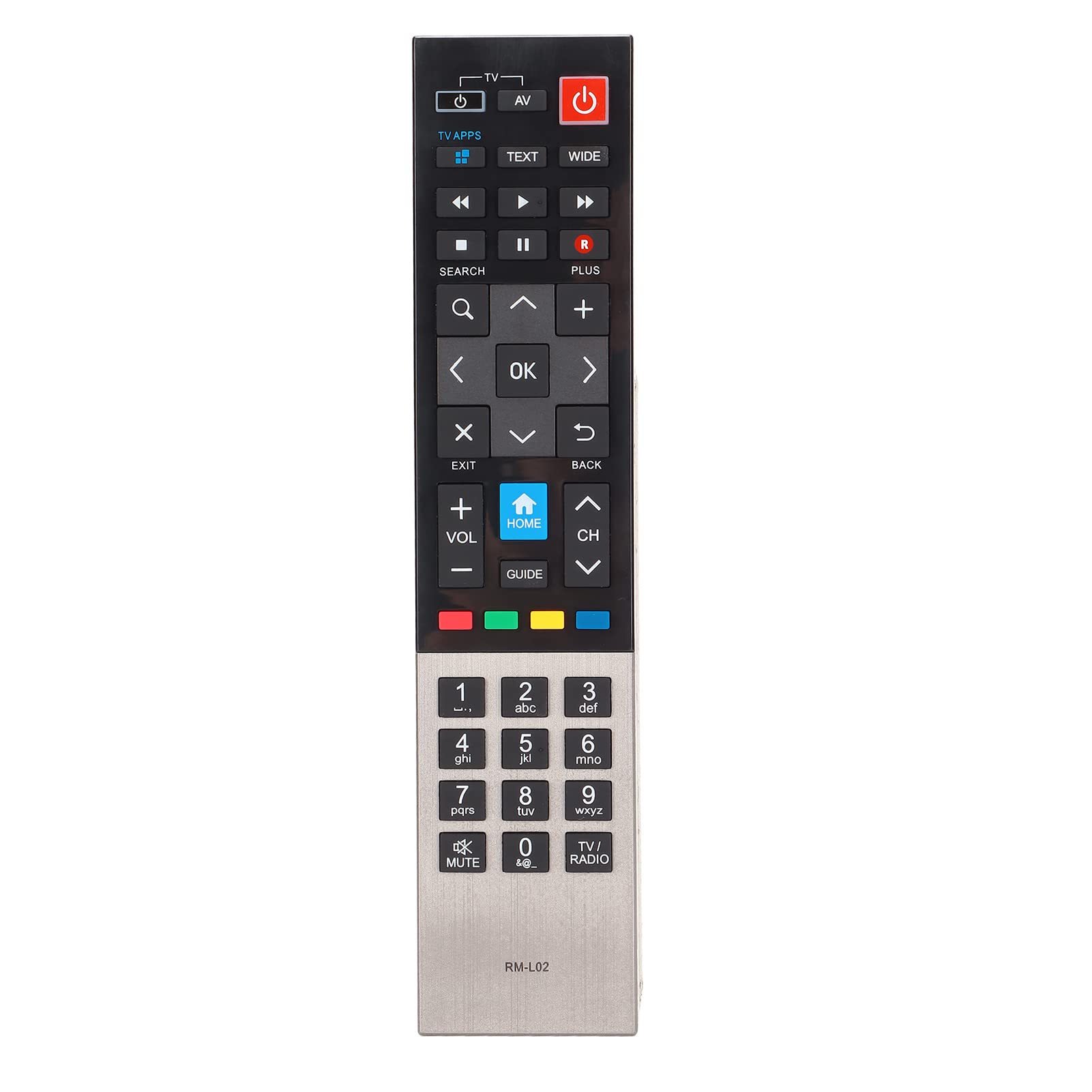 Garsentx Universal Replacement Remote Control for Humax RM-L02 Smart TV - Sensitive Multi-Functional Portable Remote with Long Battery Life | Perfect for Living Room, Bedroom & Home Theater Use