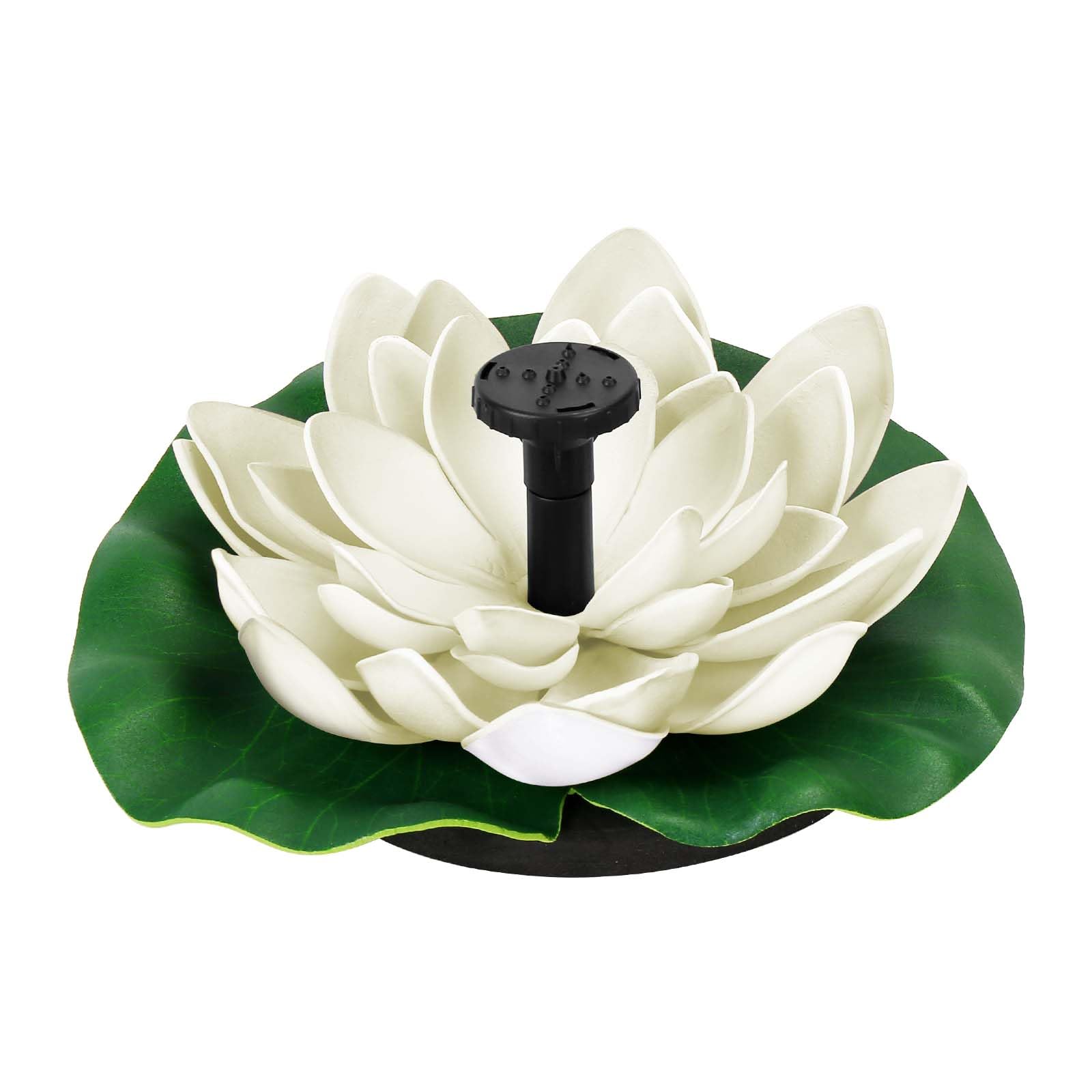 Solar Powered Water Fountain Pump with 6 Nozzles - Outdoor Garden Decor for Bird Bath, Pond & Backyard | Perfect for Attracting Birds & Enhancing Landscape Design