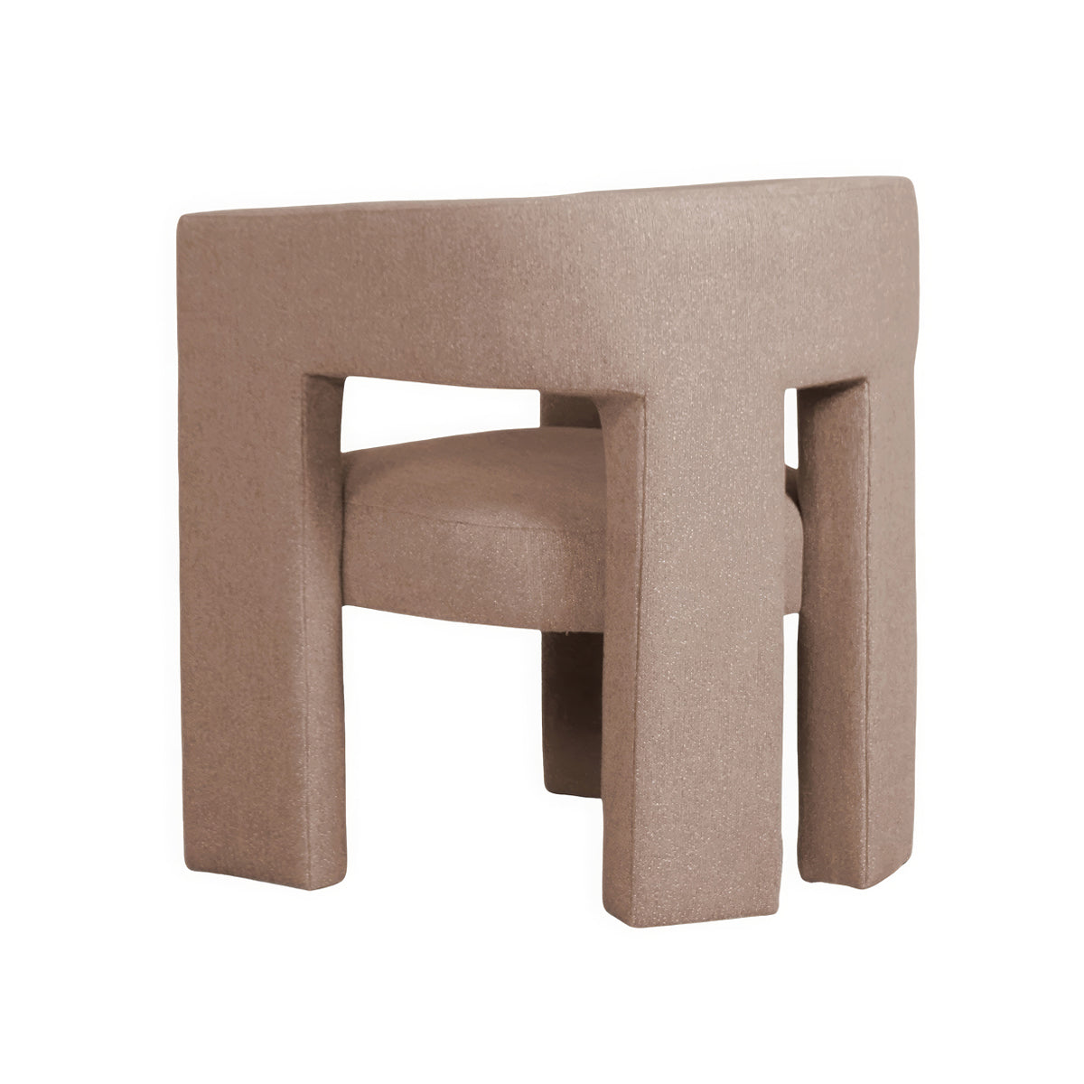 Urban Road Bella Armchair - Modern Accent Chair for Living Room, Bedroom & Office - Stylish Upholstered Armchair with Wooden Legs - Perfect for Reading, Relaxing & Home Decor