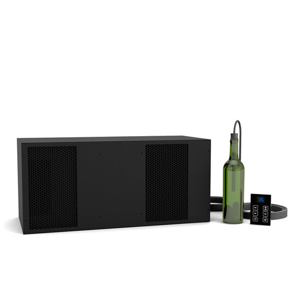 WhisperKOOL Mini Ceiling Mount Wine Cellar Cooling Split System - Compact AC Unit for Home Wine Storage & Preservation | Perfect for Basements, Restaurants, and Wine Enthusiasts