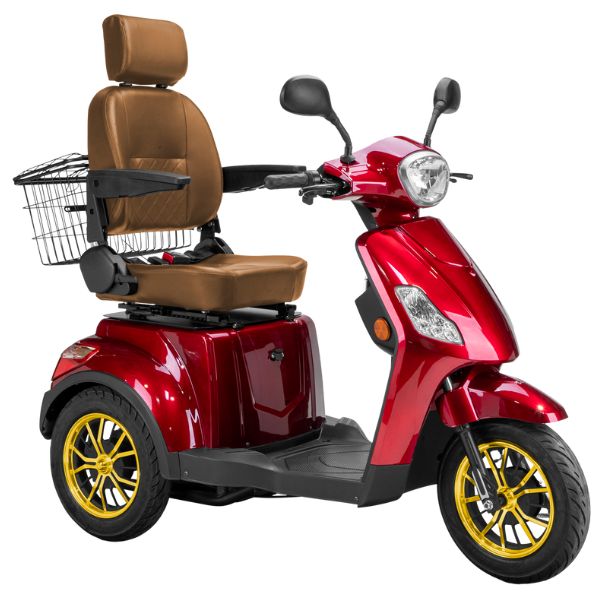 Bespoke Legacy Full Size 3 Wheel Mobility Scooter for Adults - Lightweight Electric Scooter with Long Battery Life - Perfect for Outdoor, Shopping & Travel