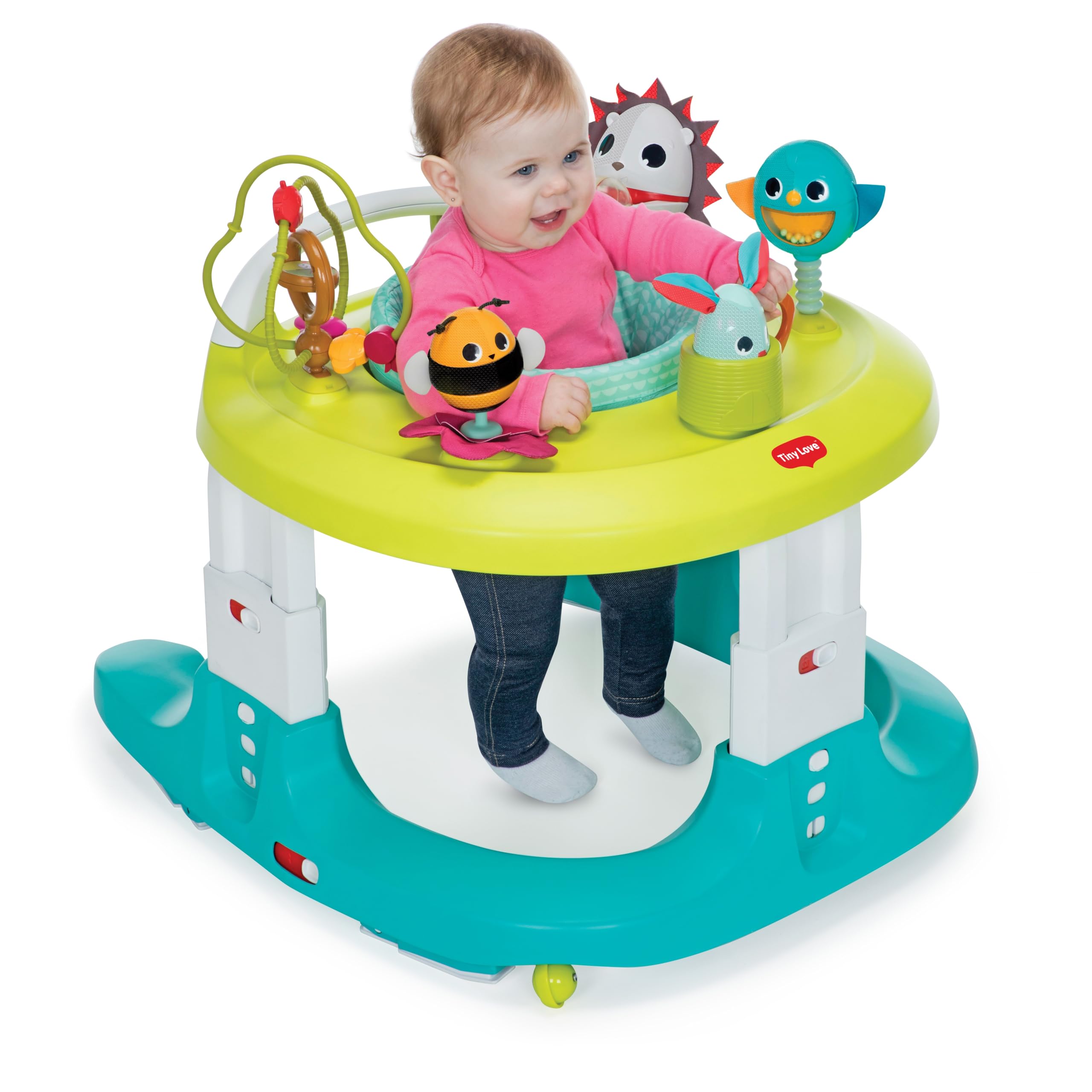 Tiny Love 4-in-1 Here I Grow Mobile Activity Center - Baby Walker & Developmental Toy with Interactive Activities for Infants | Perfect for Playtime, Learning & Motor Skills Development in Nursery or Daycare