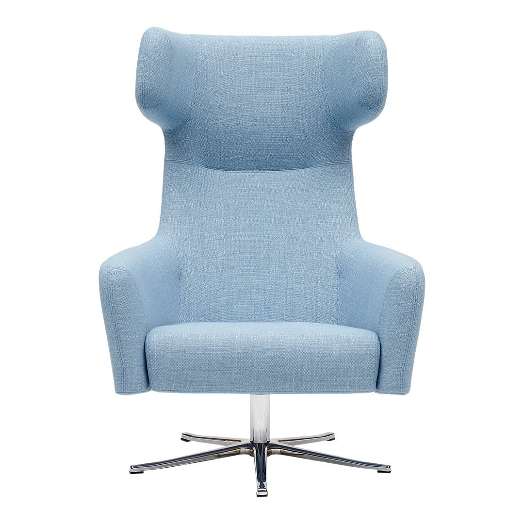 Havana Wing Chair Swivel - Modern Accent Chair with 360° Rotation for Living Room, Bedroom, or Office - Comfortable Upholstered Lounge Chair with High Back Support