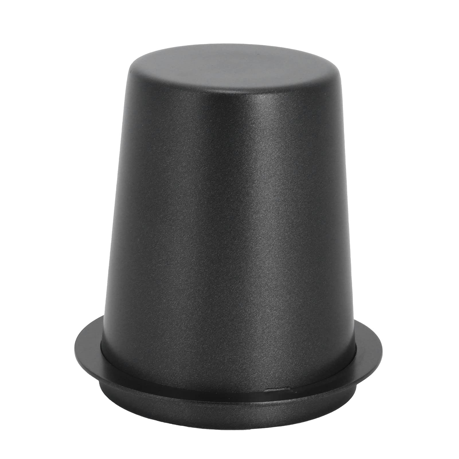 58mm Stainless Steel Coffee Portafilter Dosing Cup - Black Espresso Accessory for Precise Coffee Grounds Measuring | Perfect for Baristas & Home Brewing