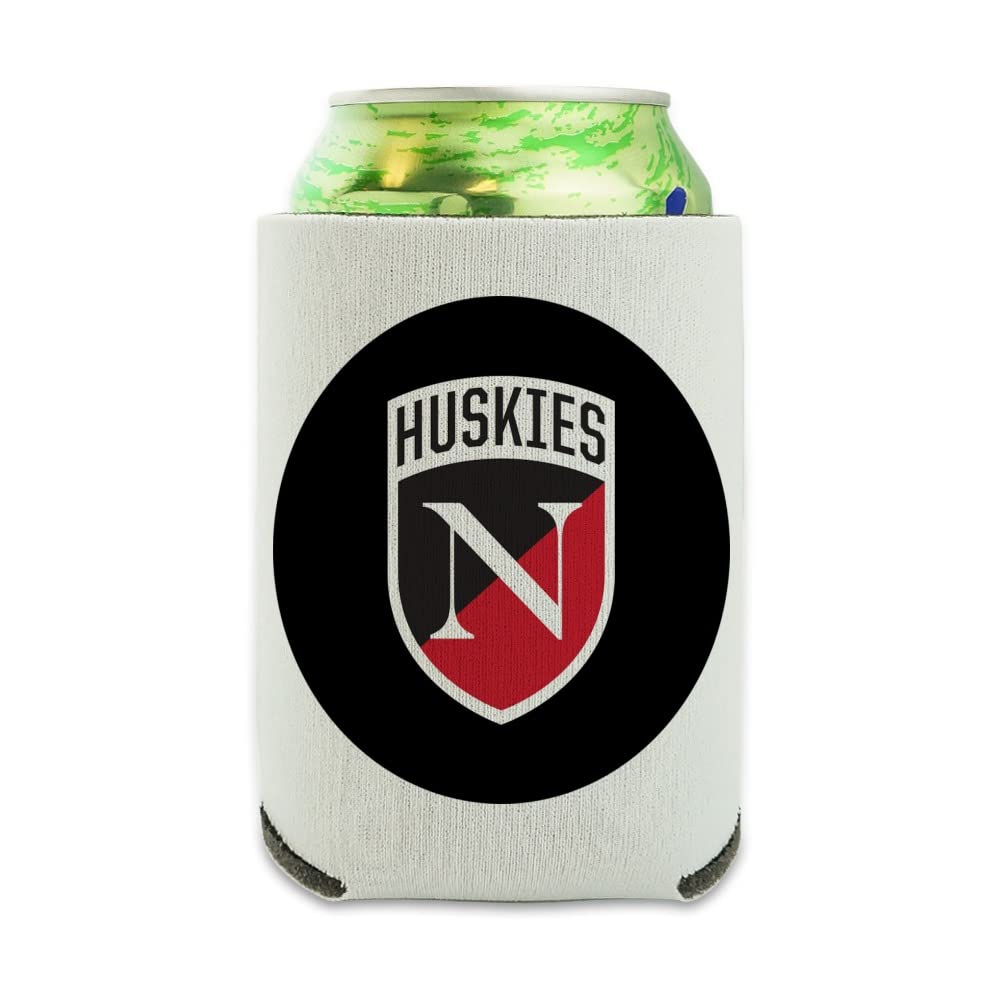 Northeastern University Secondary Logo Insulated Can Cooler - Collapsible Drink Sleeve & Beverage Holder for Beer, Soda & Energy Drinks - Perfect for Tailgates, BBQs, Camping & College Events