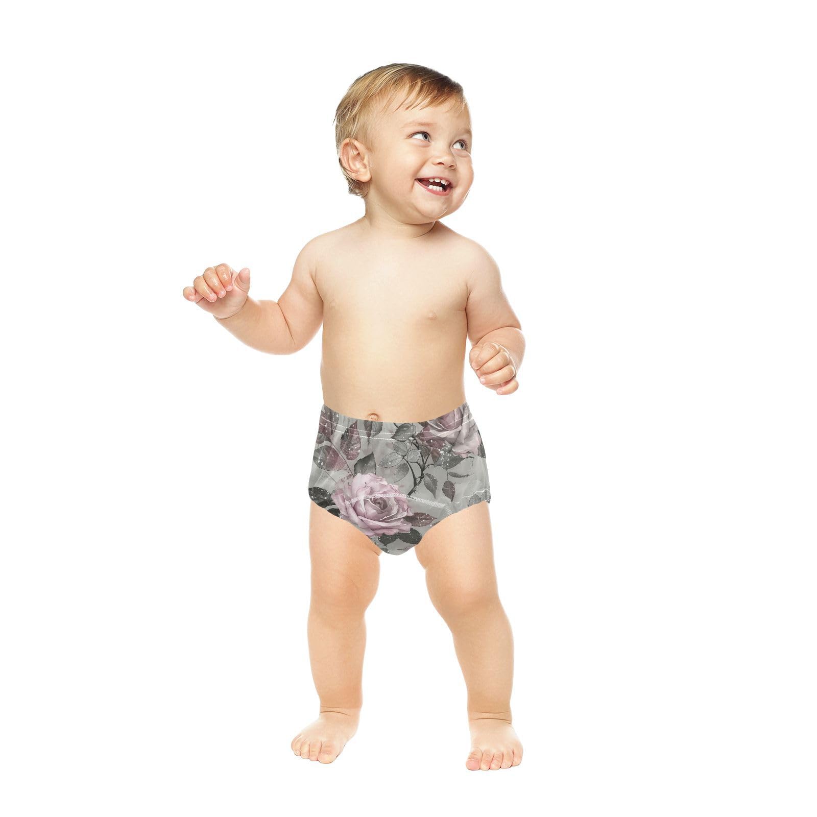 J JOYSAY Rose Grey Potty Training Pants for Toddlers - Unisex Baby Training Underwear 3 Pack (2T-5T) | Soft & Absorbent | Daytime & Nighttime Use | Perfect for Daycare, Travel & Home Potty Training