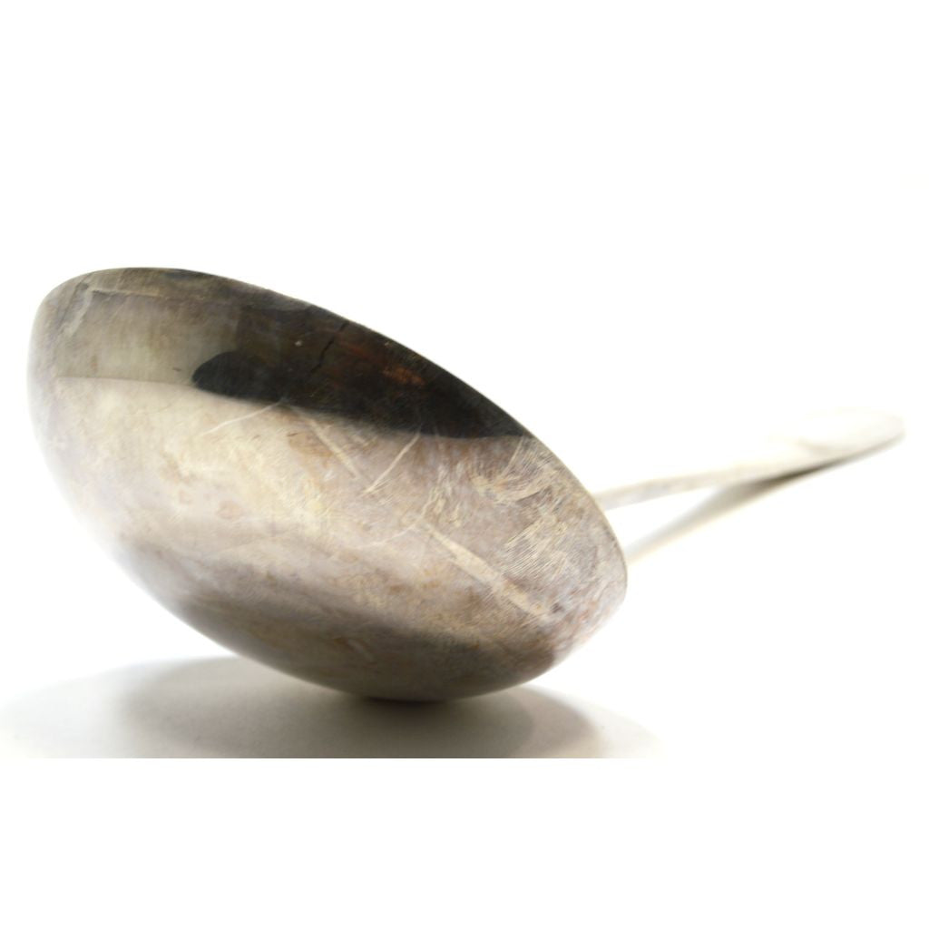 Vintage ERCUIS Silver Plated French Soup Ladle with Wave Pattern - Elegant Serving for Fine Dining & Special Occasions