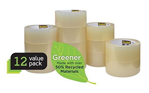 Scotch® 3750 Greener Commercial Grade Packing Tape 1.88