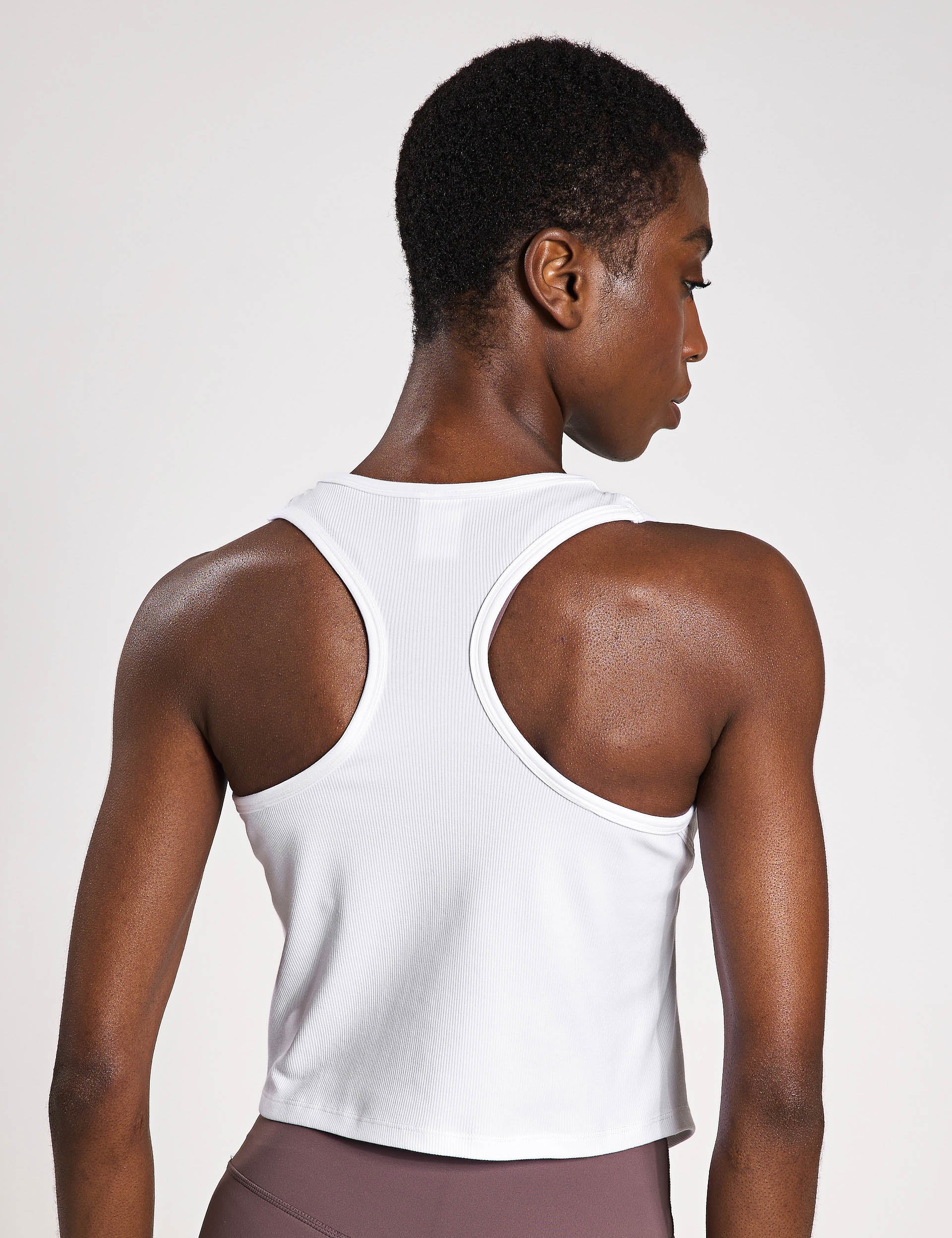 Jodie Tank Top for Women - Soft White Cotton Casual Shirt - Perfect for Summer Outfits, Beach Wear & Layering