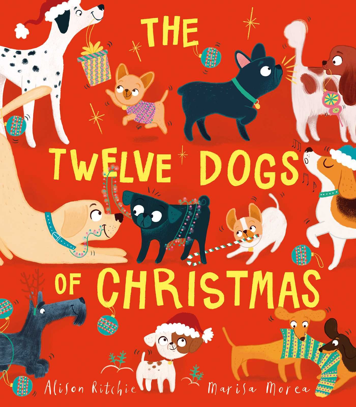 Twelve Dogs of Christmas - Festive Holiday Pet Bandanas for Dogs - Perfect for Christmas Photos, Parties & Gifts