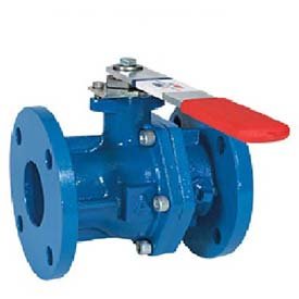 American Valve 3700V 2 2-Inch Cast Iron Grooved Ball Valve - Heavy Duty Water & Gas Flow Control for Industrial Piping Systems