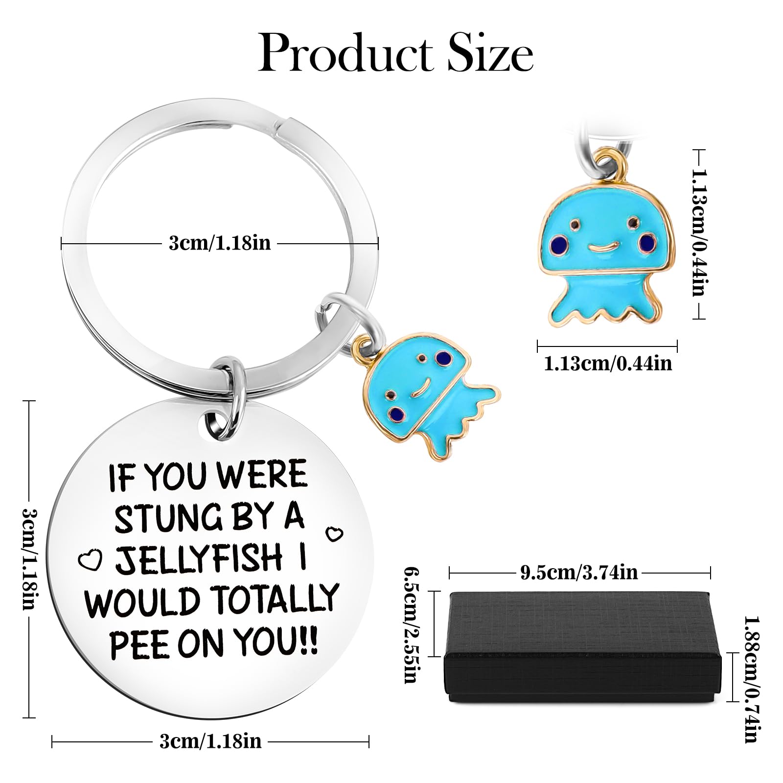 Best Friend Inspirational Keychain - Stainless Steel True Friendship Gift for Women & Men - Funny & Heartwarming Gifts for BFFs, Couples, Graduation - Perfect for Everyday Carry, Travel & Special Occasions