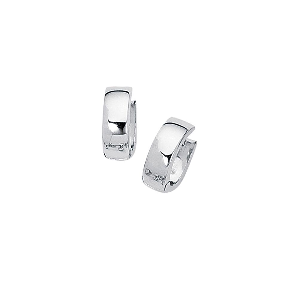 10K Gold Polished Huggie Hoop Earrings for Women - Minimalist Everyday Jewelry for Work, Date Night & Gifting