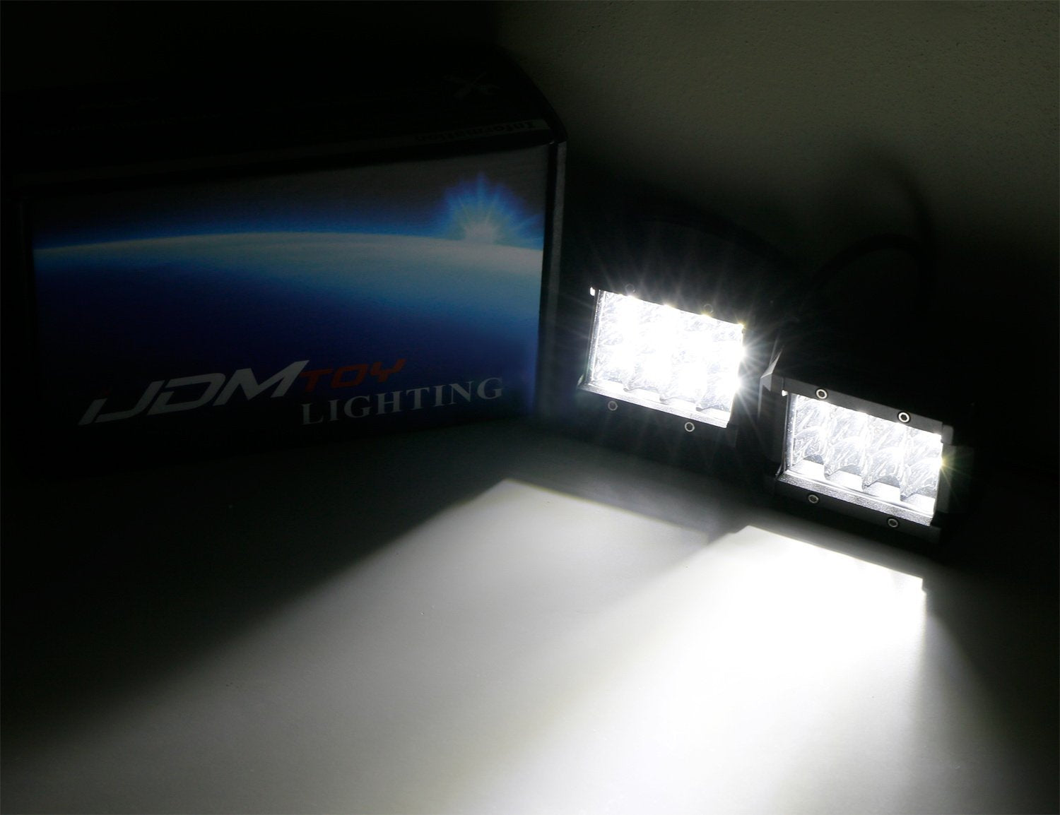 2-Pack 36W High Power LED Pod Lights - White Off-Road Lighting for Truck, SUV, Jeep, ATV, 4x4 - Perfect for Night Driving, Camping & Trail Adventures