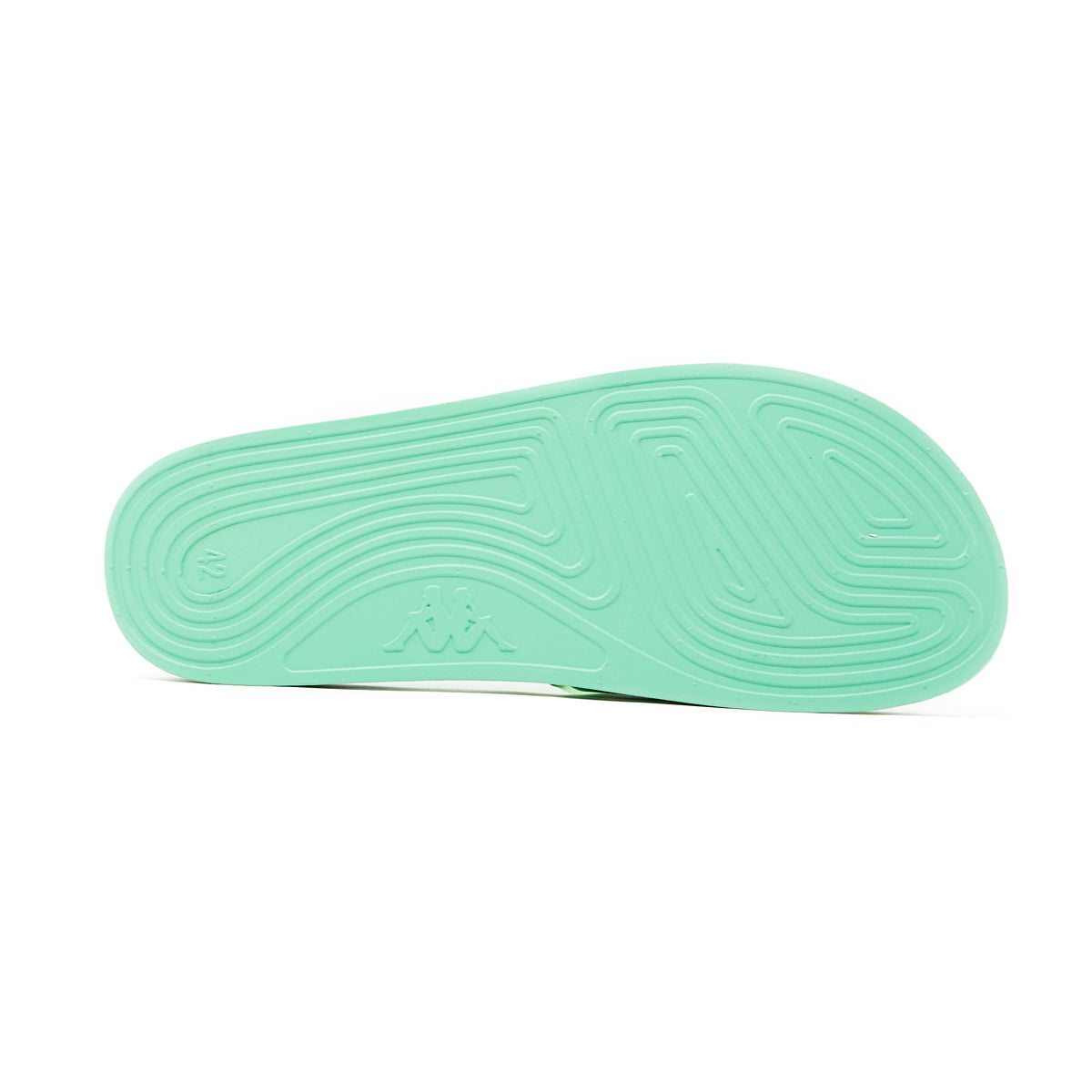 Kappa Authentic Aqua 1 Slides - Green Ash Color Comfortable Summer Slides for Men & Women | Perfect for Beach, Pool, Gym and Casual Wear