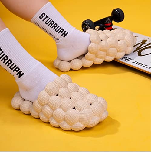 LEPHYON Bubble Slides for Men & Women - Funny Golf Ball Design, Lightweight Foam Shower Shoes with Non-Slip Soles - Comfortable Unisex Slippers for Beach, Pool, Spa & Home Use