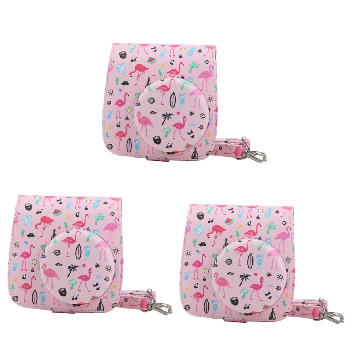 PartyKindom 3-Piece Protective Case Set for Fujifilm Instax Mini 9 Instant Camera - Durable Camera Bag & Accessories for Travel, Parties & Everyday Use
